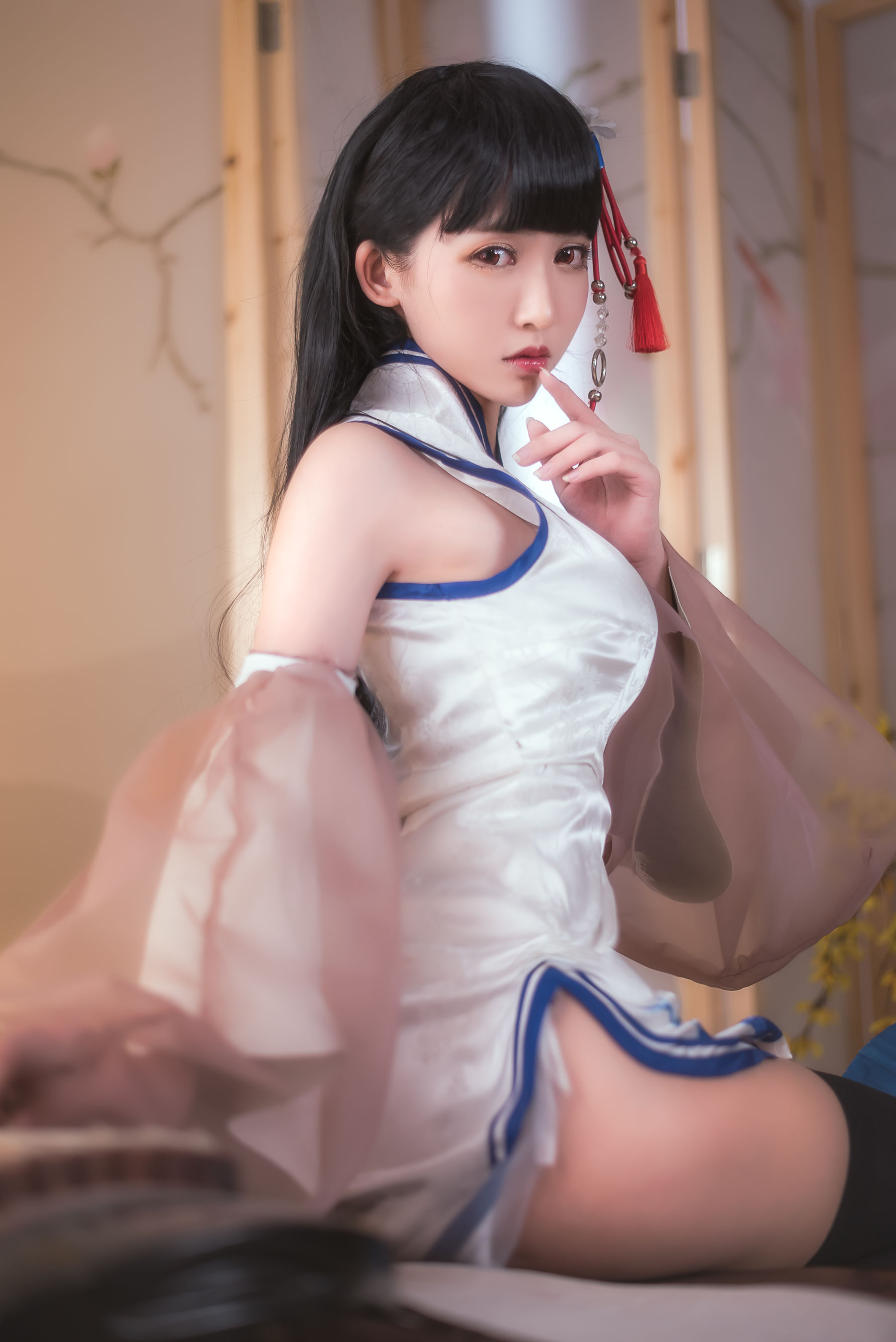 超人气Coser鳗鱼霏儿 碧蓝华裳 逸仙 Cosplay-第16张