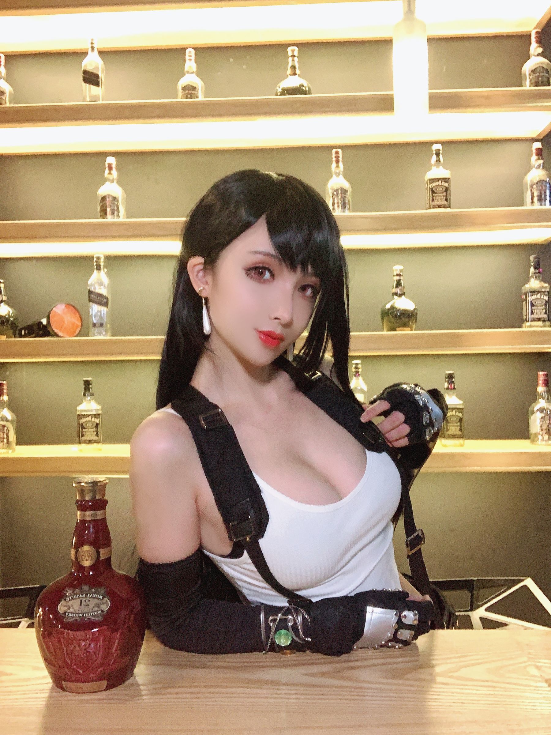 COS福利rioko凉凉子 – 蒂法自拍 Cosplay-第1张