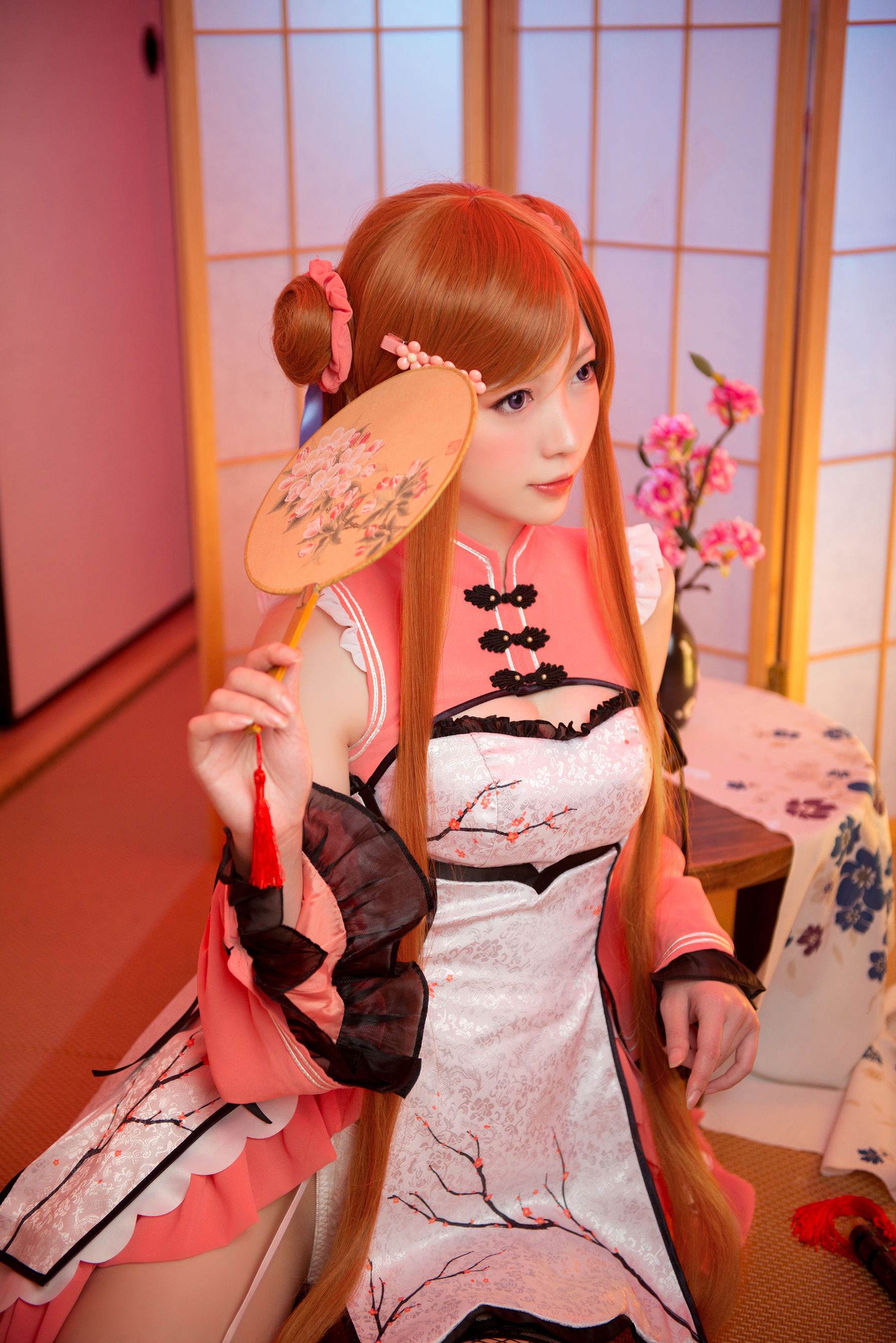 大胸萌妹妖少you1 – 春梅 Cosplay-第1张