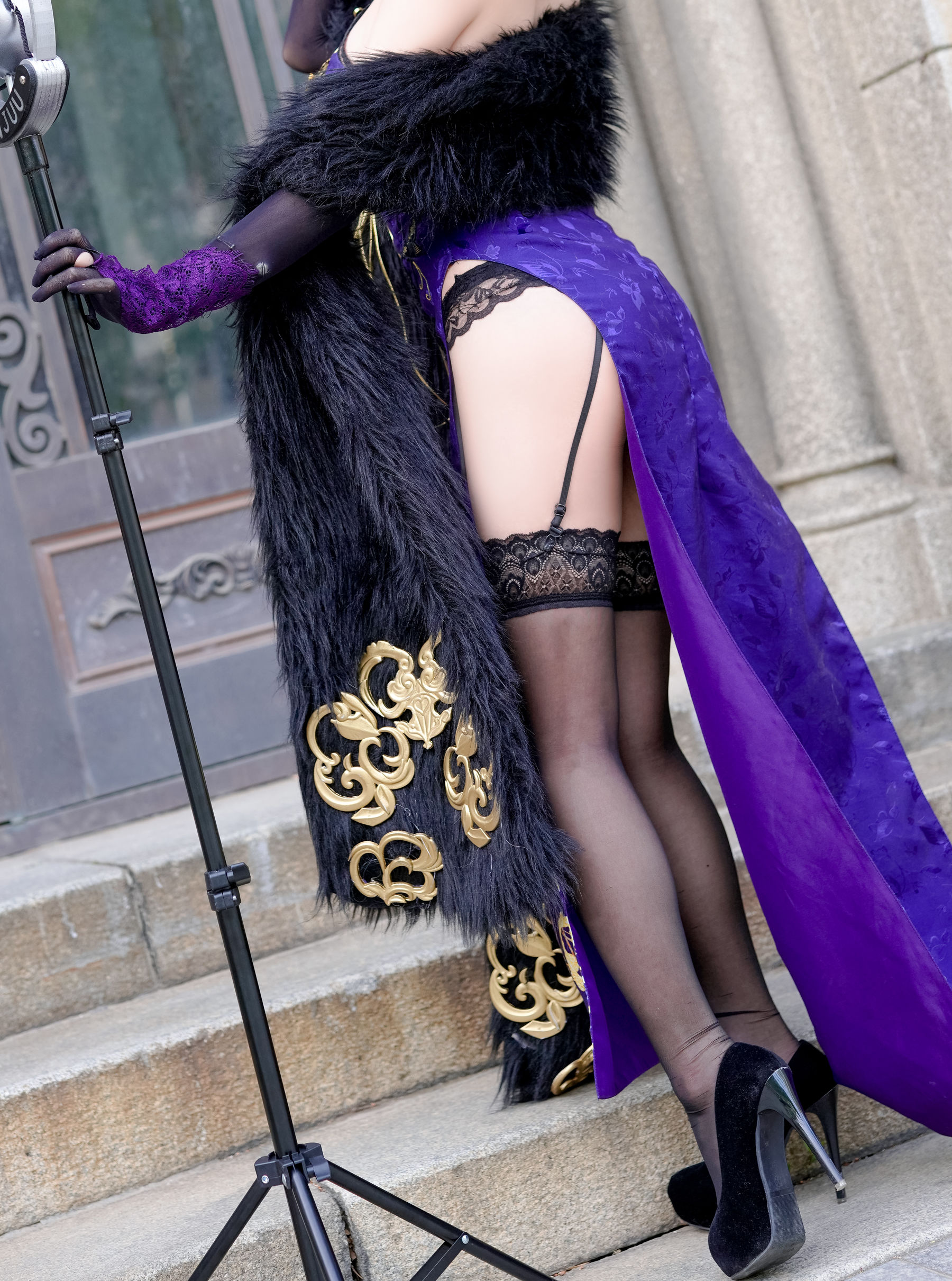 动漫博主恩田直幸 – 柴郡旗袍 Cosplay-第1张