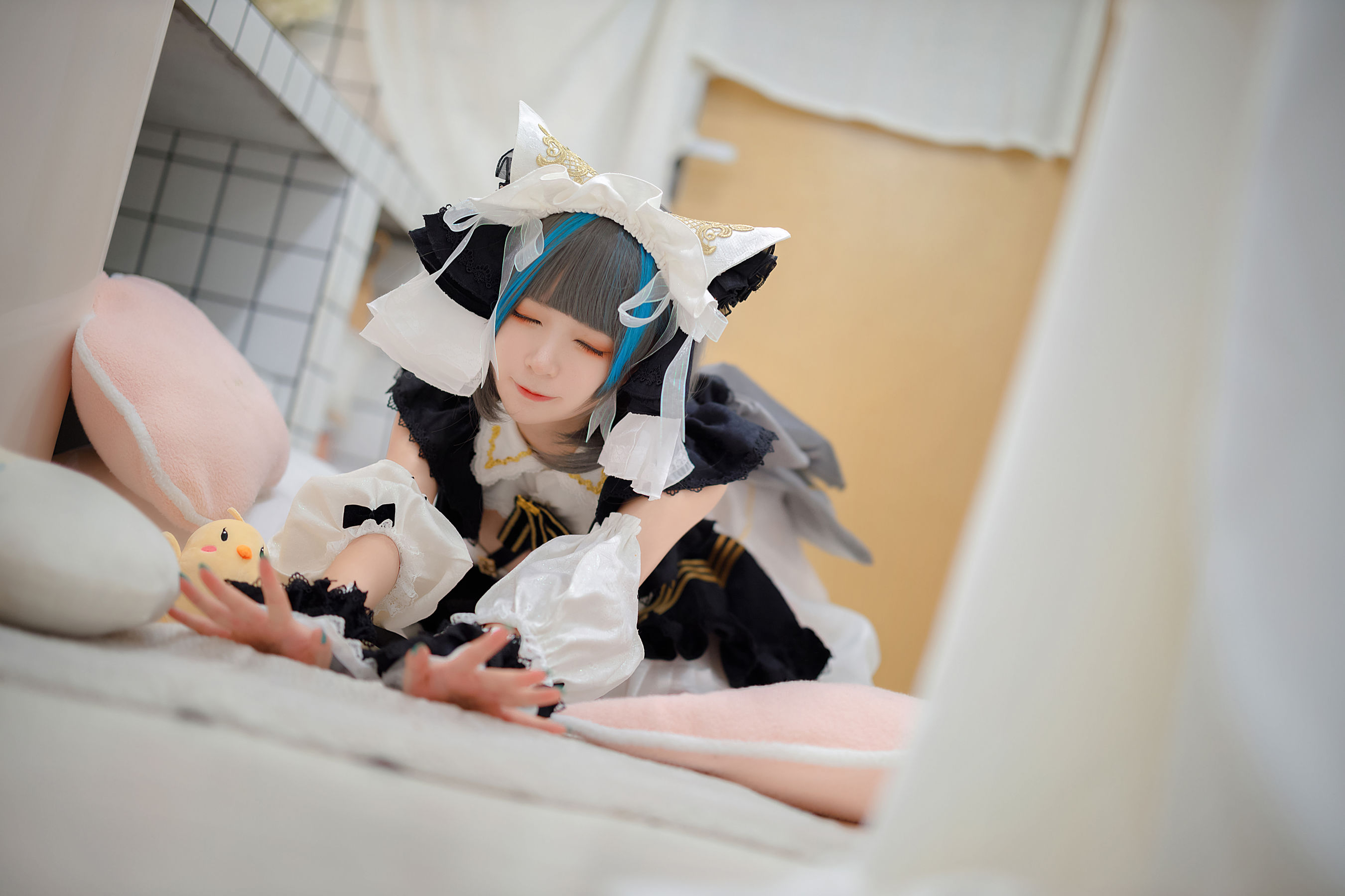 [Cosplay写真] 动漫博主樱落酱w – 柴郡 Cosplay-第5张