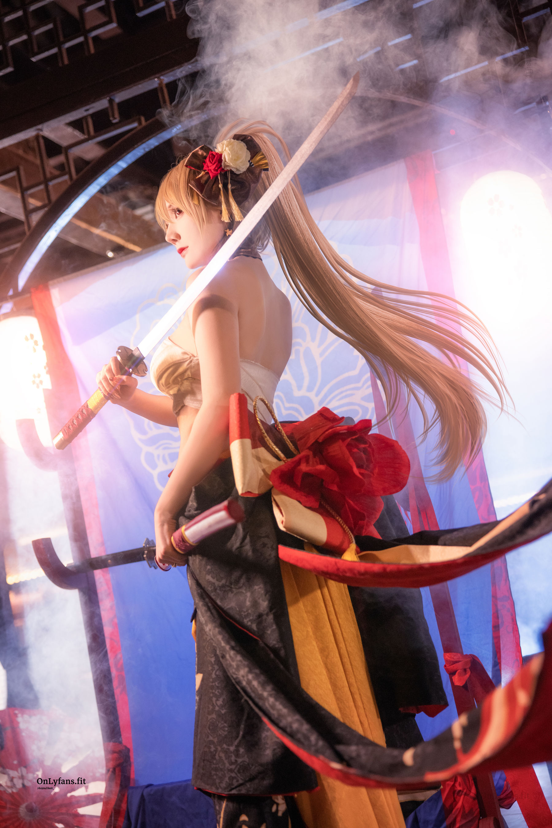 COS妹子仙九Airi – 让巴尔 Cosplay-第1张