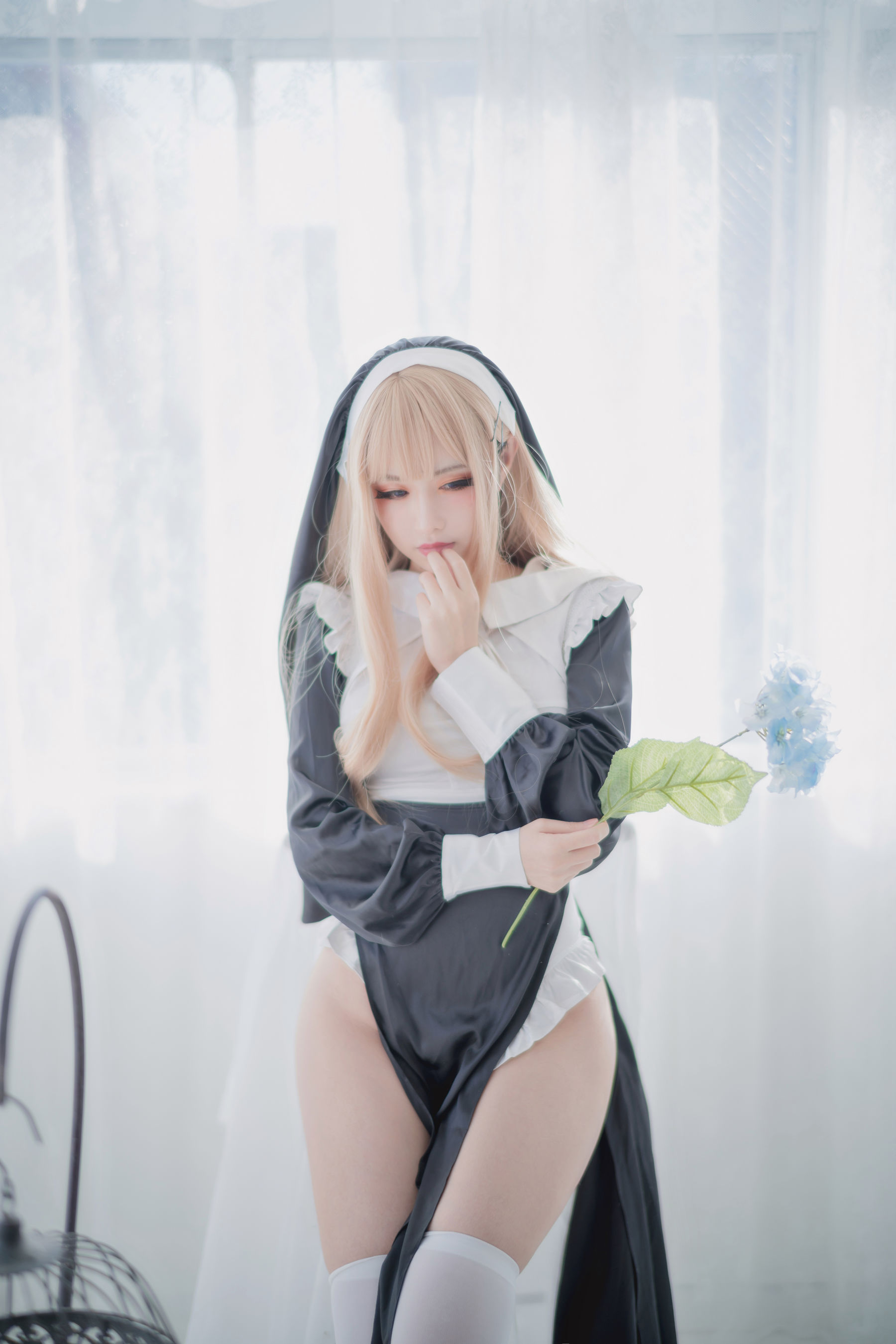 Shika小鹿鹿 – 修女 Cosplay-第7张