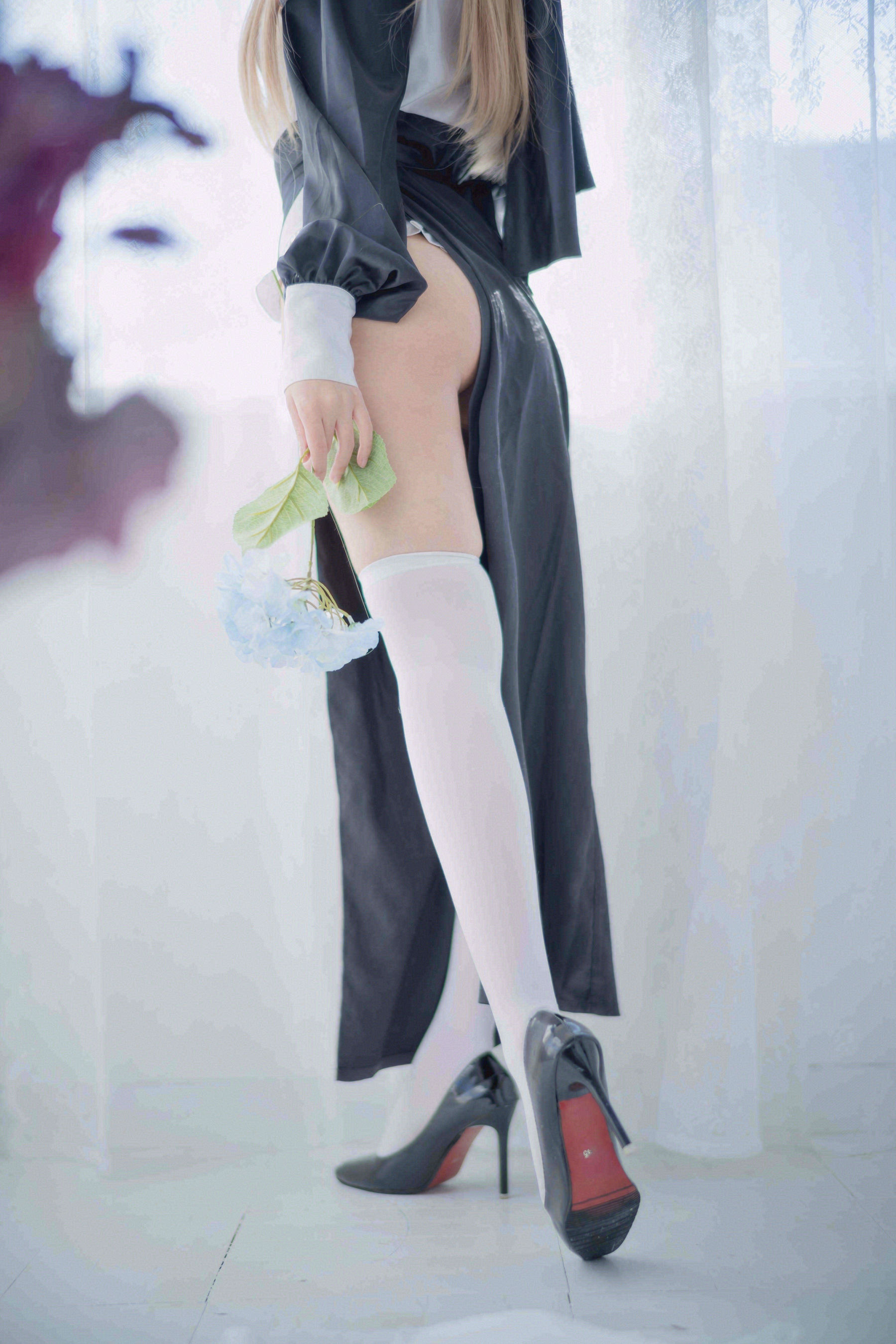 Shika小鹿鹿 – 修女 Cosplay-第16张