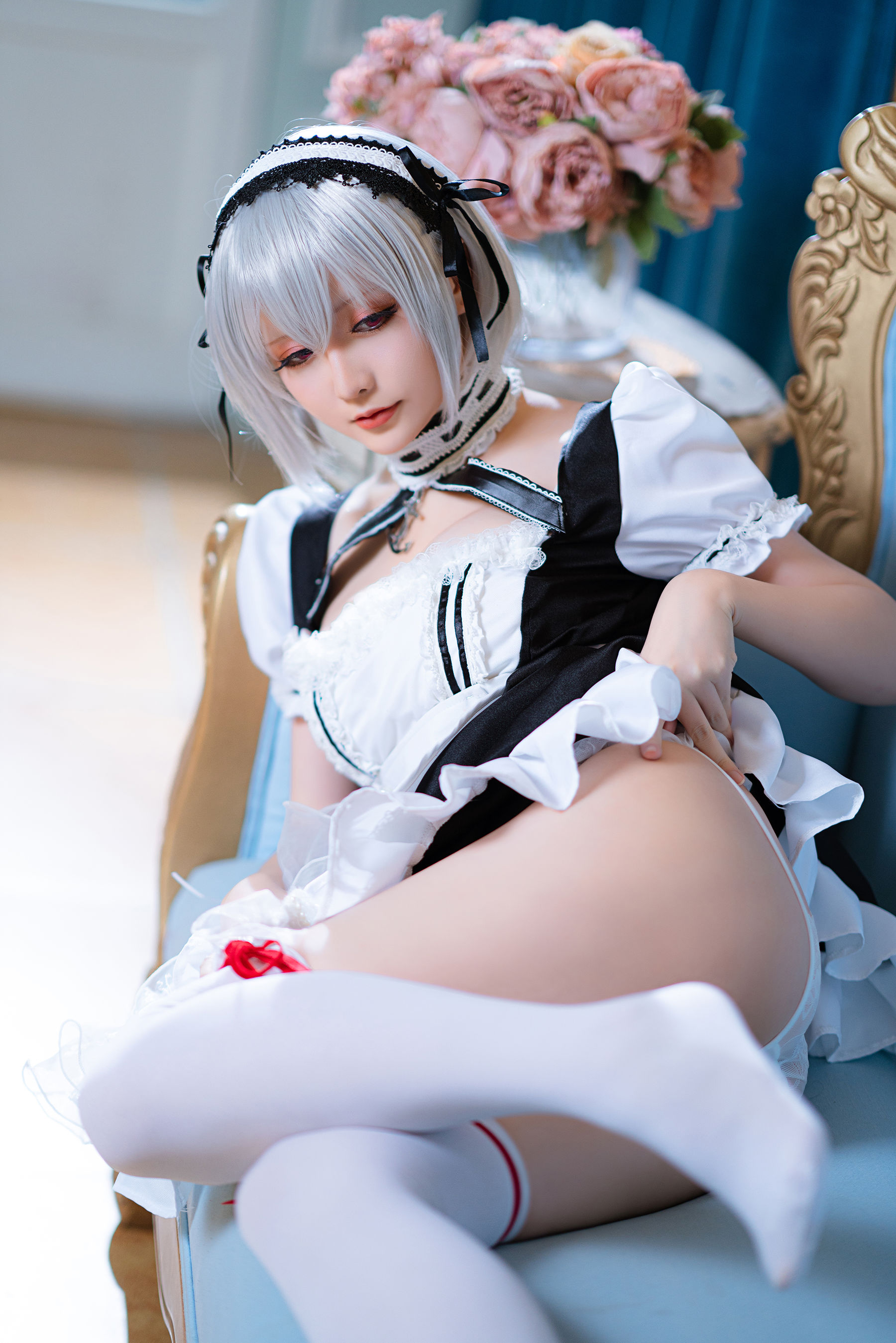 Coser小姐姐星之迟迟 – R-Maid《天狼星》 Cosplay-第6张