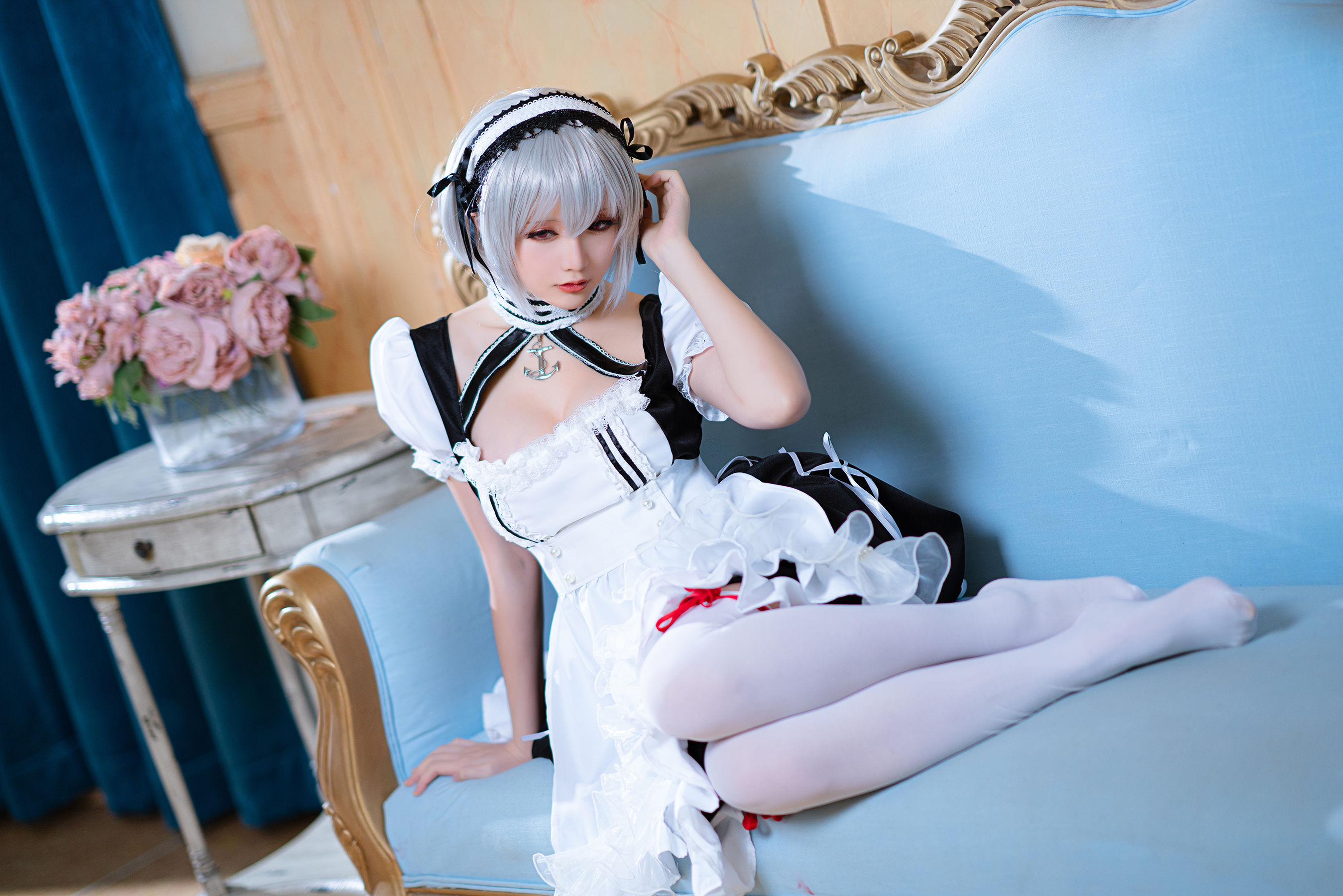 Coser小姐姐星之迟迟 – R-Maid《天狼星》 Cosplay-第8张