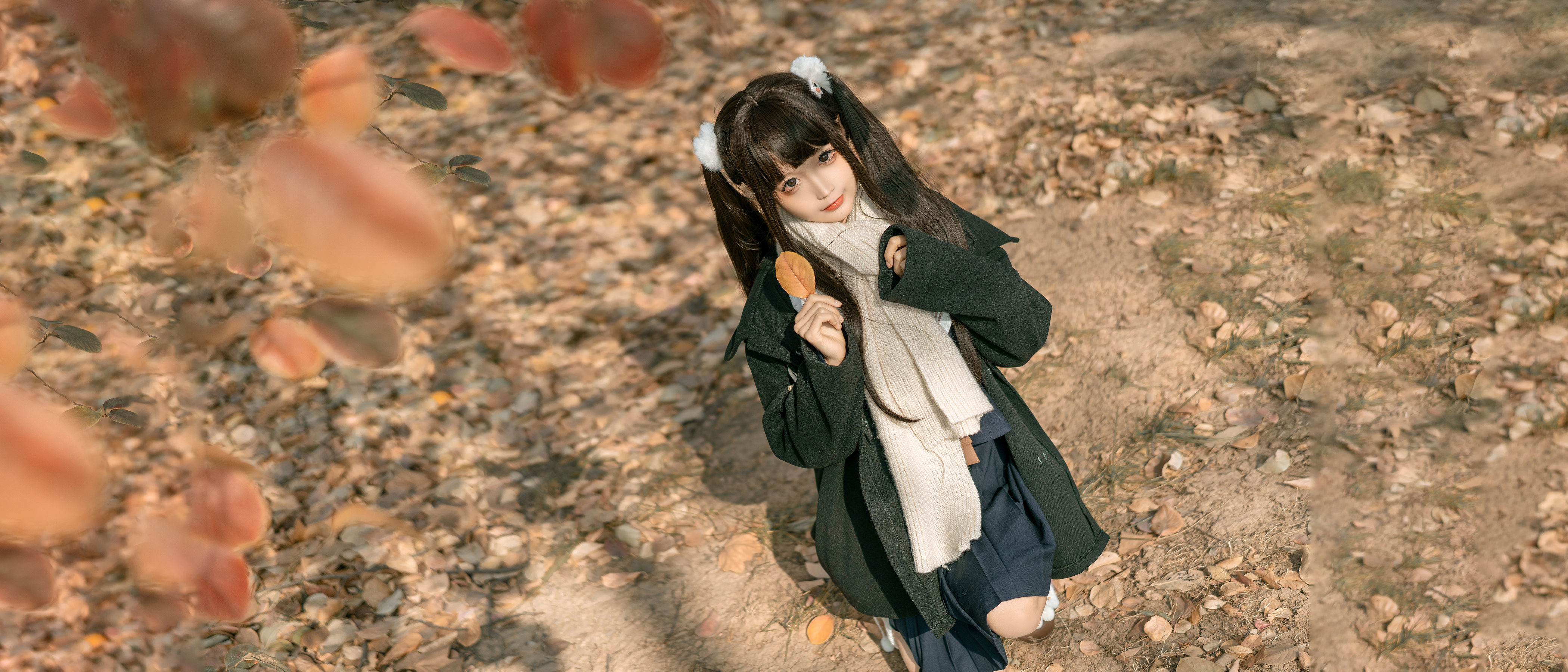 动漫博主蠢沫沫 – 秋季JK Cosplay-第5张