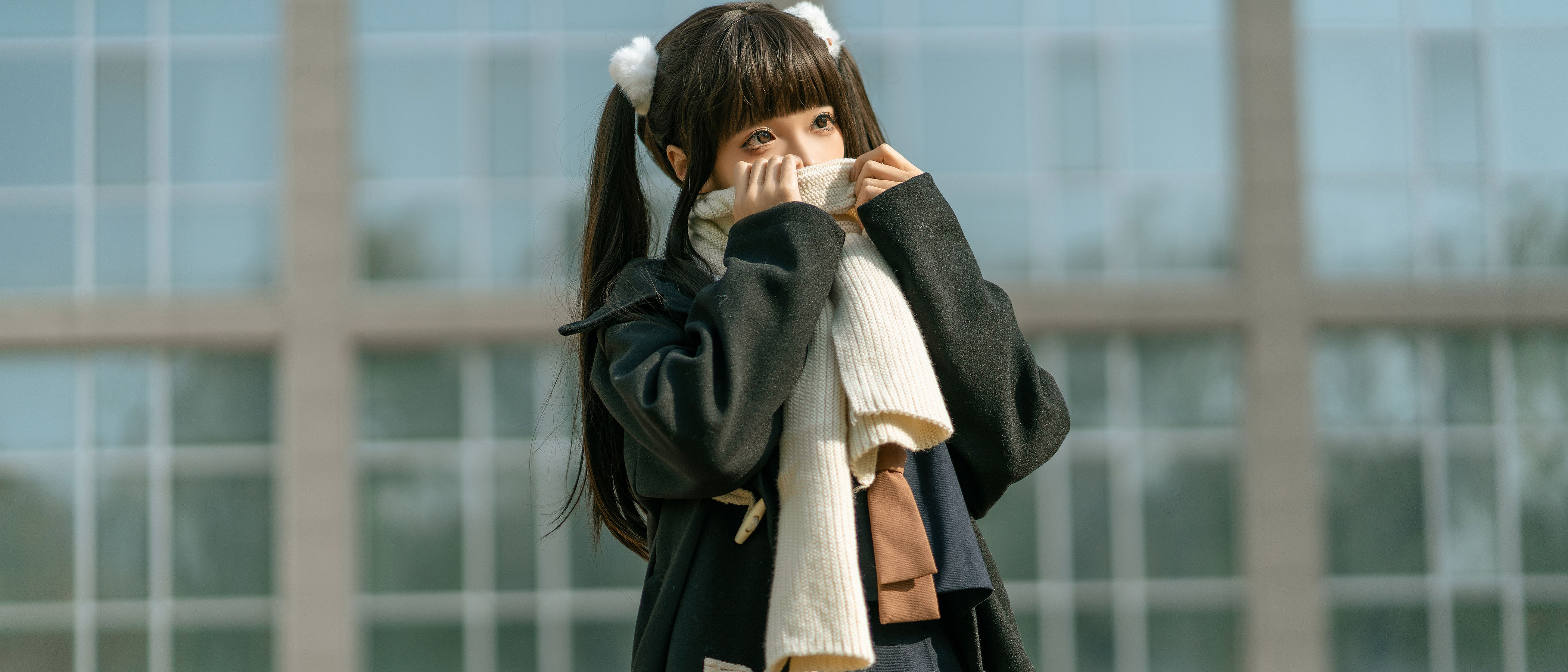动漫博主蠢沫沫 – 秋季JK Cosplay-第17张