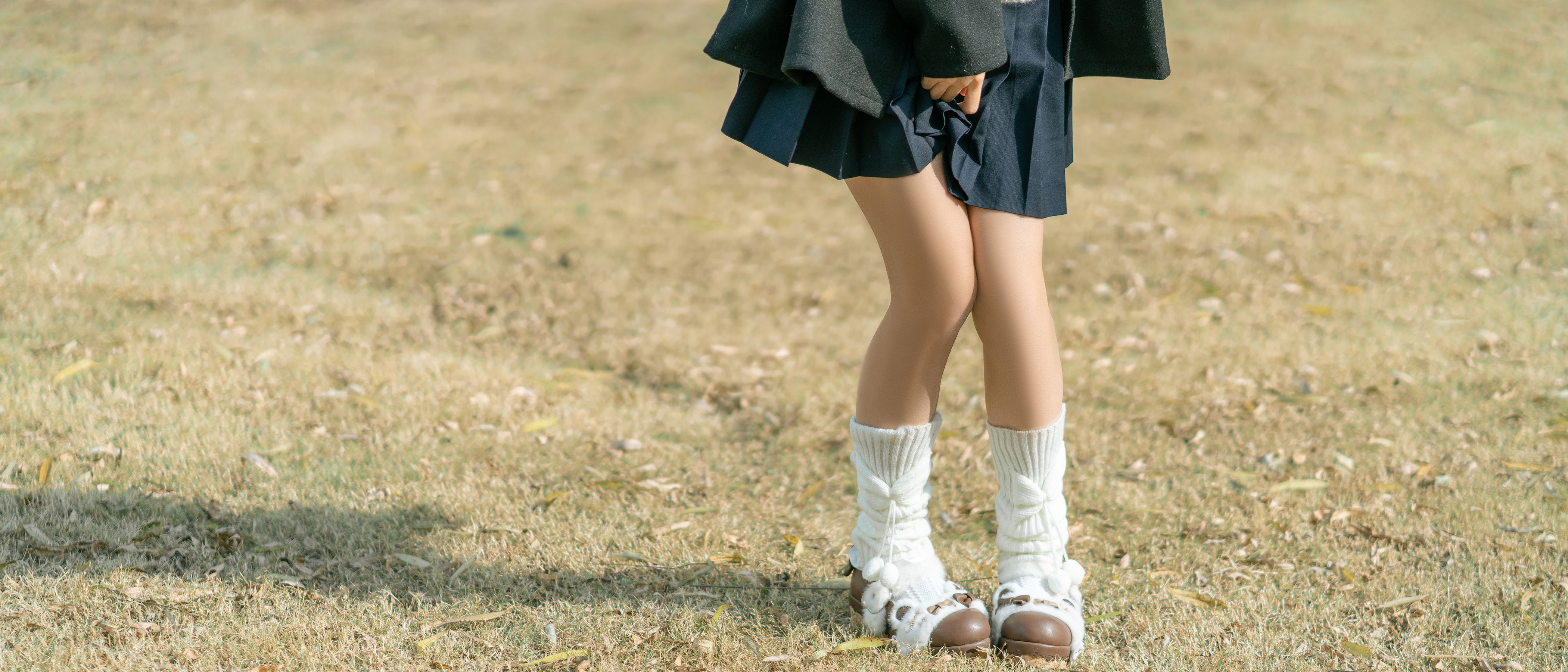 动漫博主蠢沫沫 – 秋季JK Cosplay-第19张