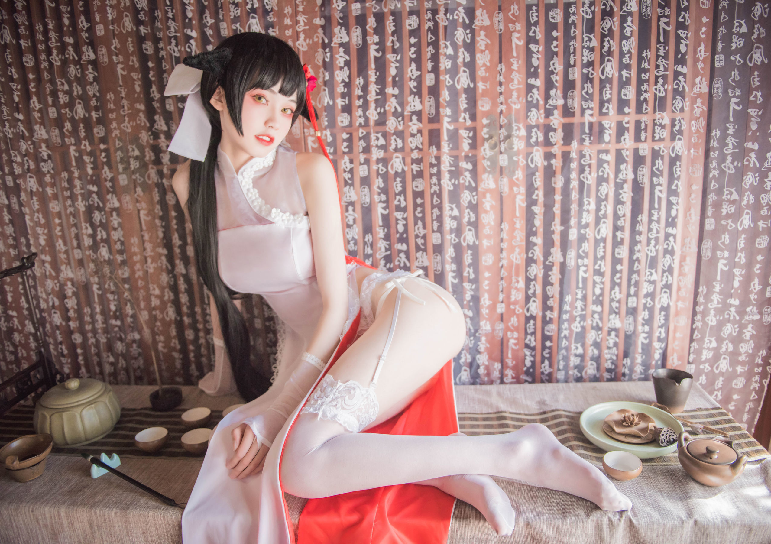 [萝莉COS] 小妖精你的负卿 – 高雄旗袍 Cosplay-第2张