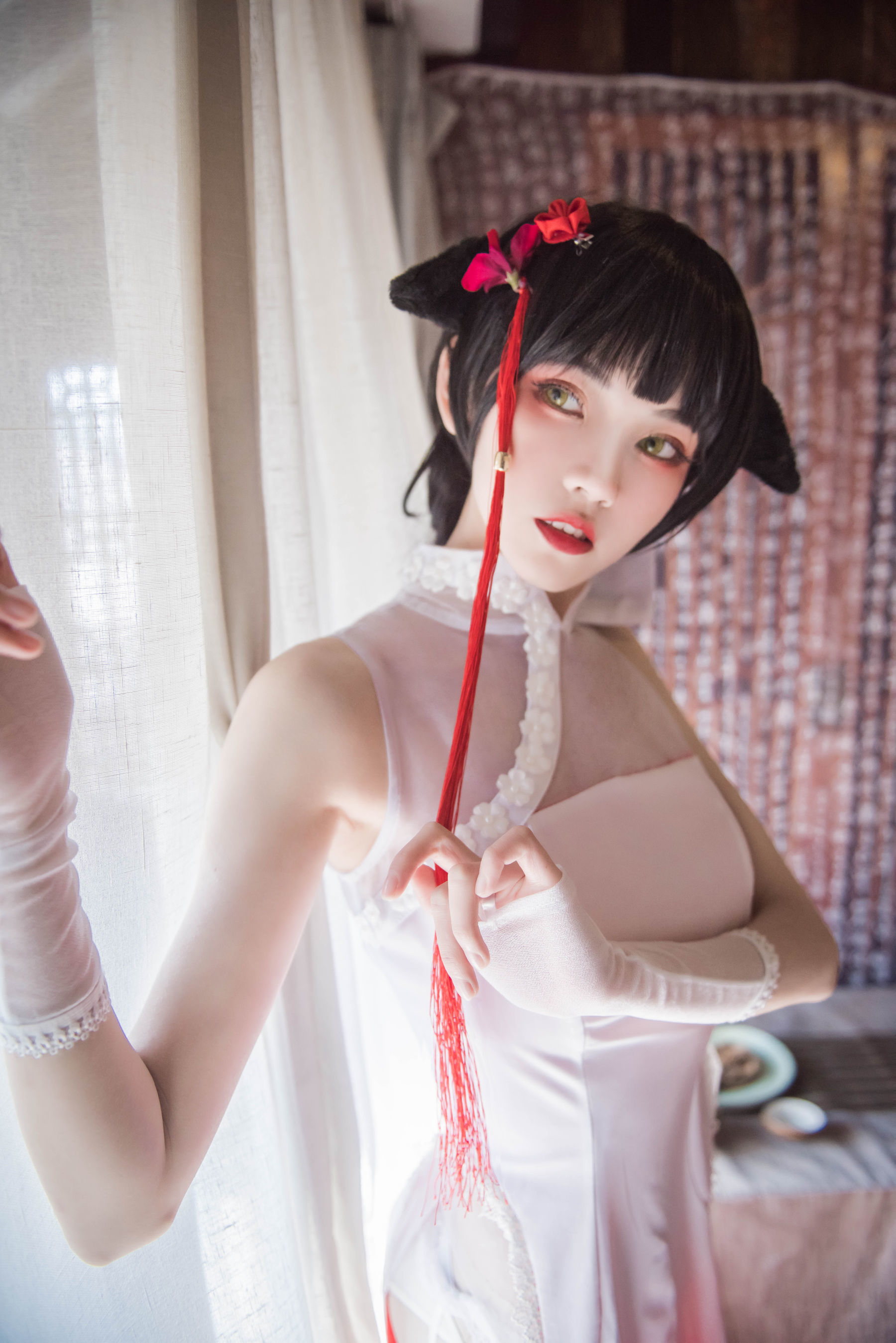 [萝莉COS] 小妖精你的负卿 – 高雄旗袍 Cosplay-第5张