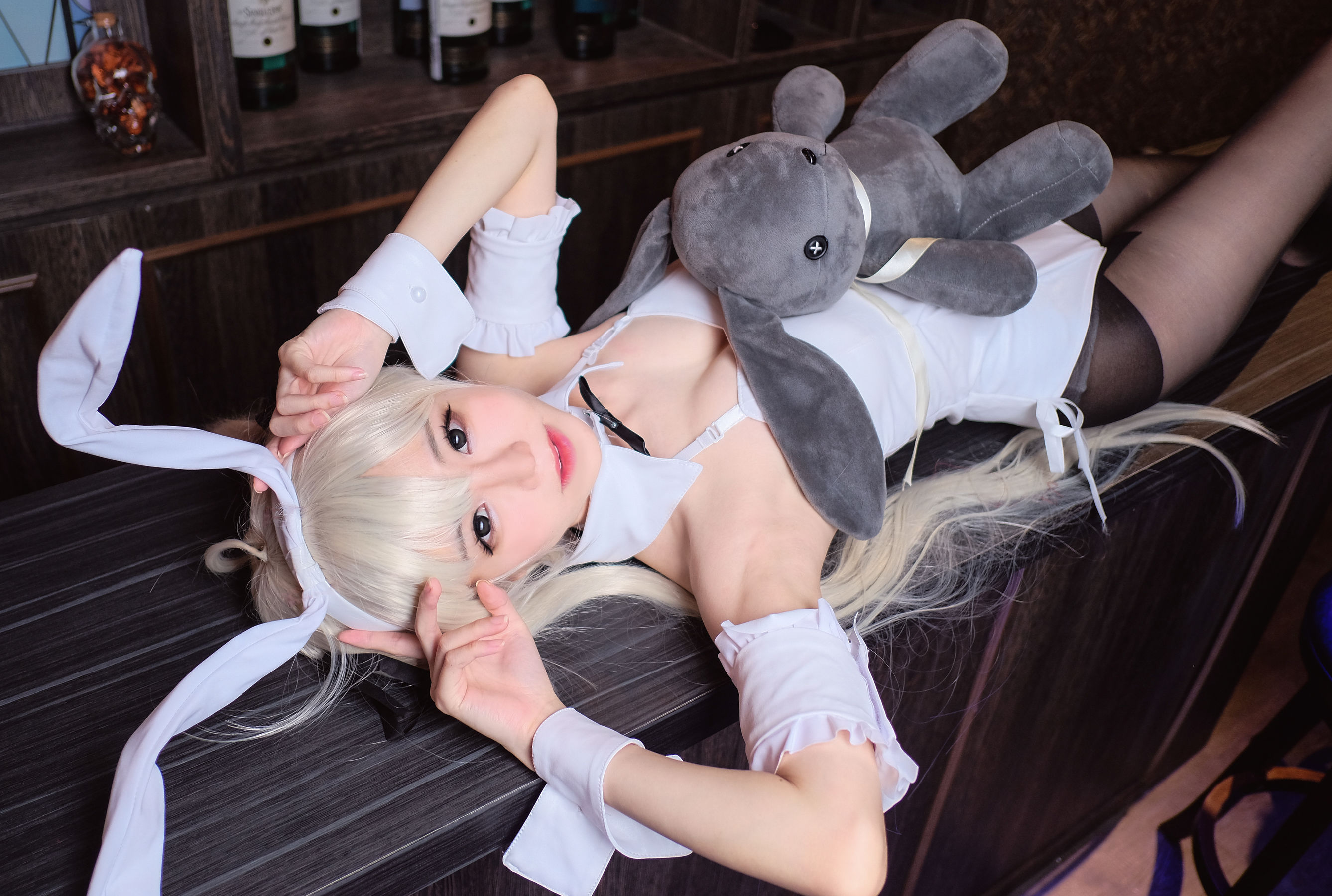Sally Dorasnow – Sora Kasugano Bunny Suit Cosplay-第3张
