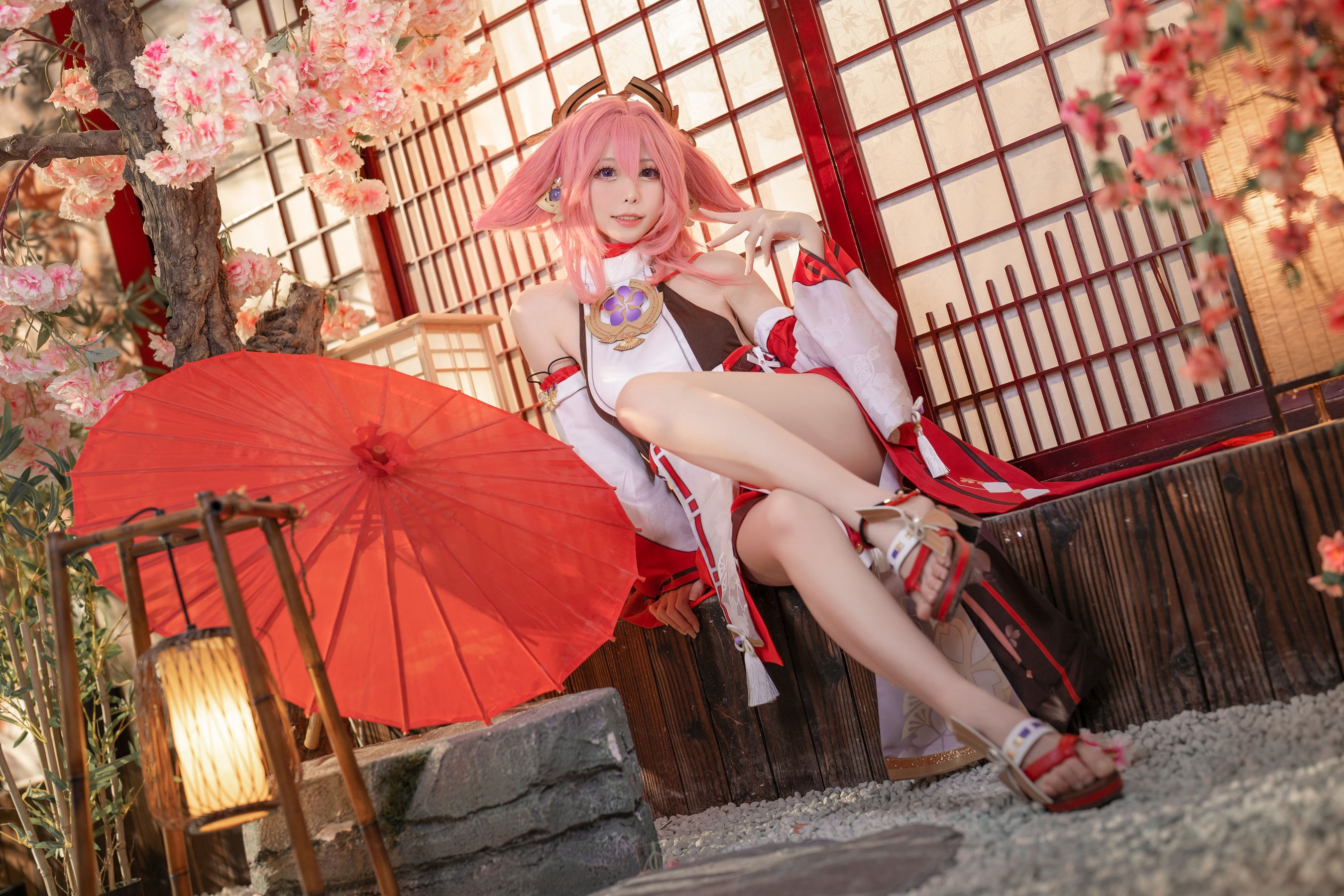 樱岛嗷一 – 八重神子 Cosplay-第2张