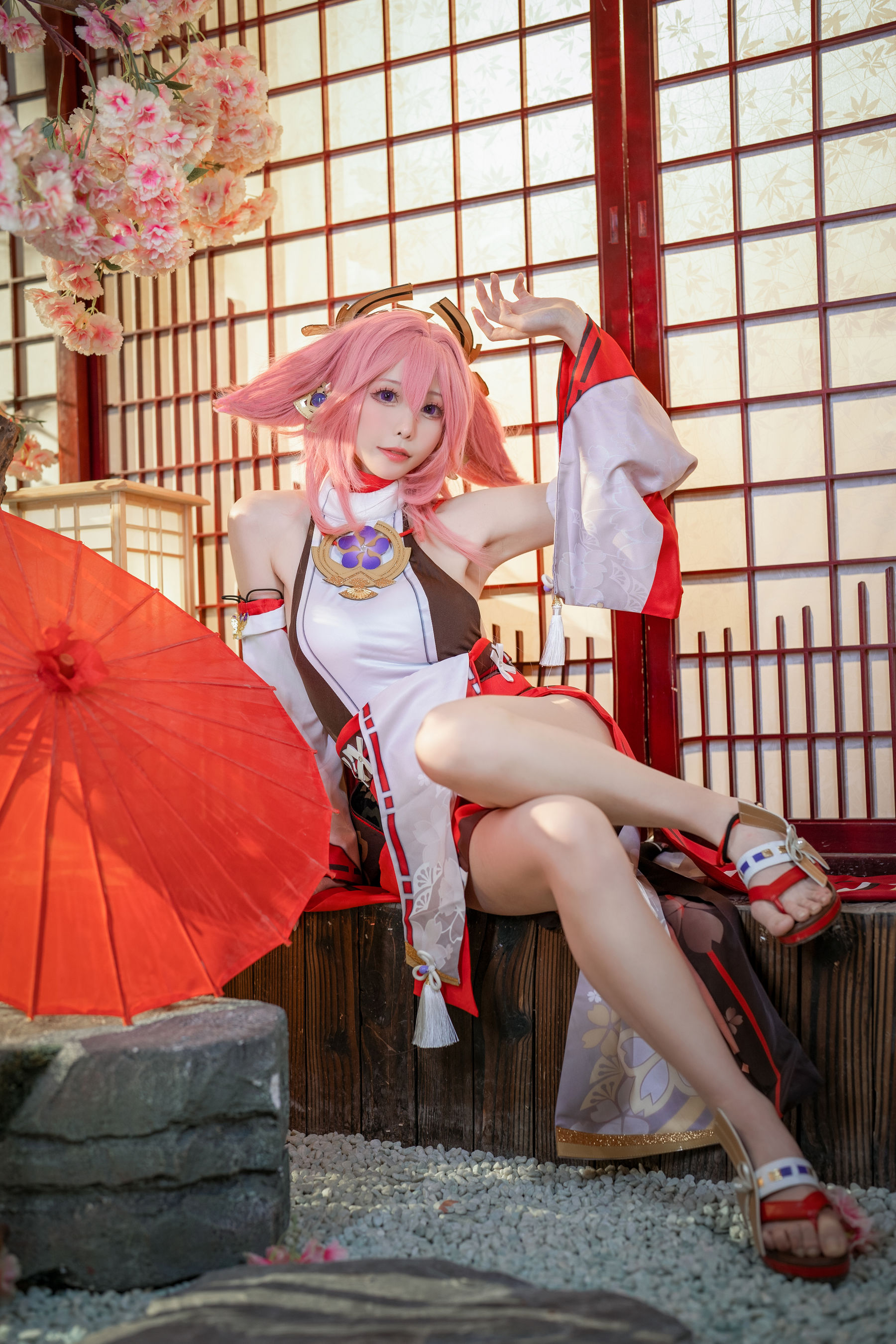 樱岛嗷一 – 八重神子 Cosplay-第3张