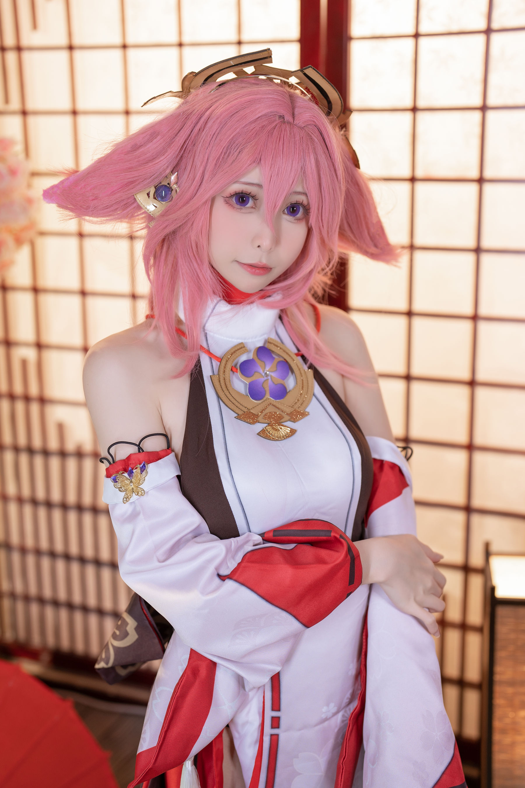 樱岛嗷一 – 八重神子 Cosplay-第4张