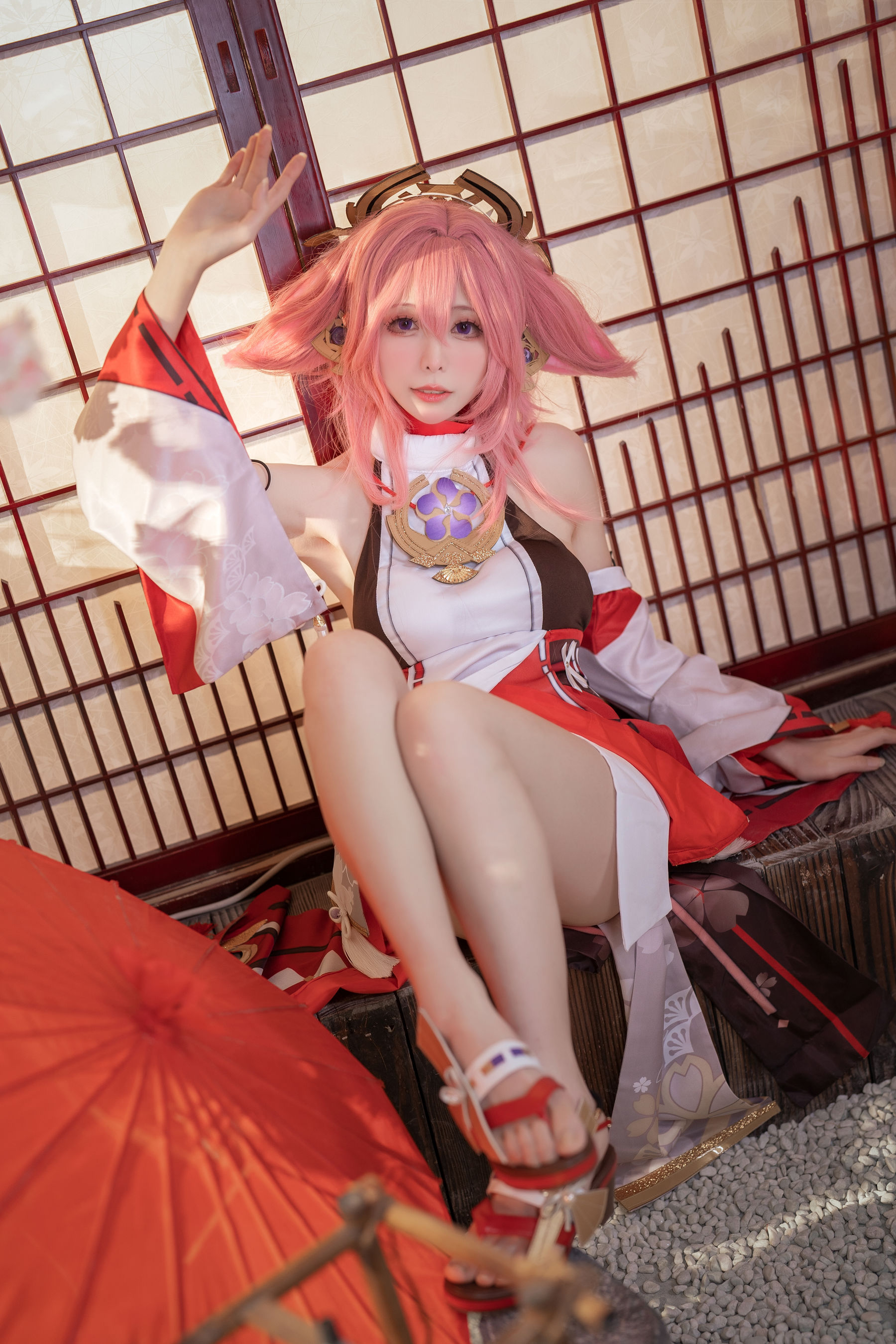 樱岛嗷一 – 八重神子 Cosplay-第7张