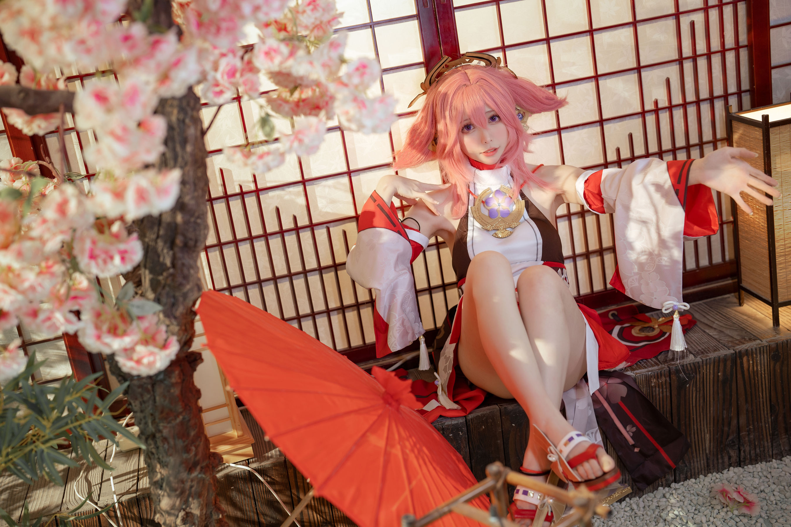 樱岛嗷一 – 八重神子 Cosplay-第8张