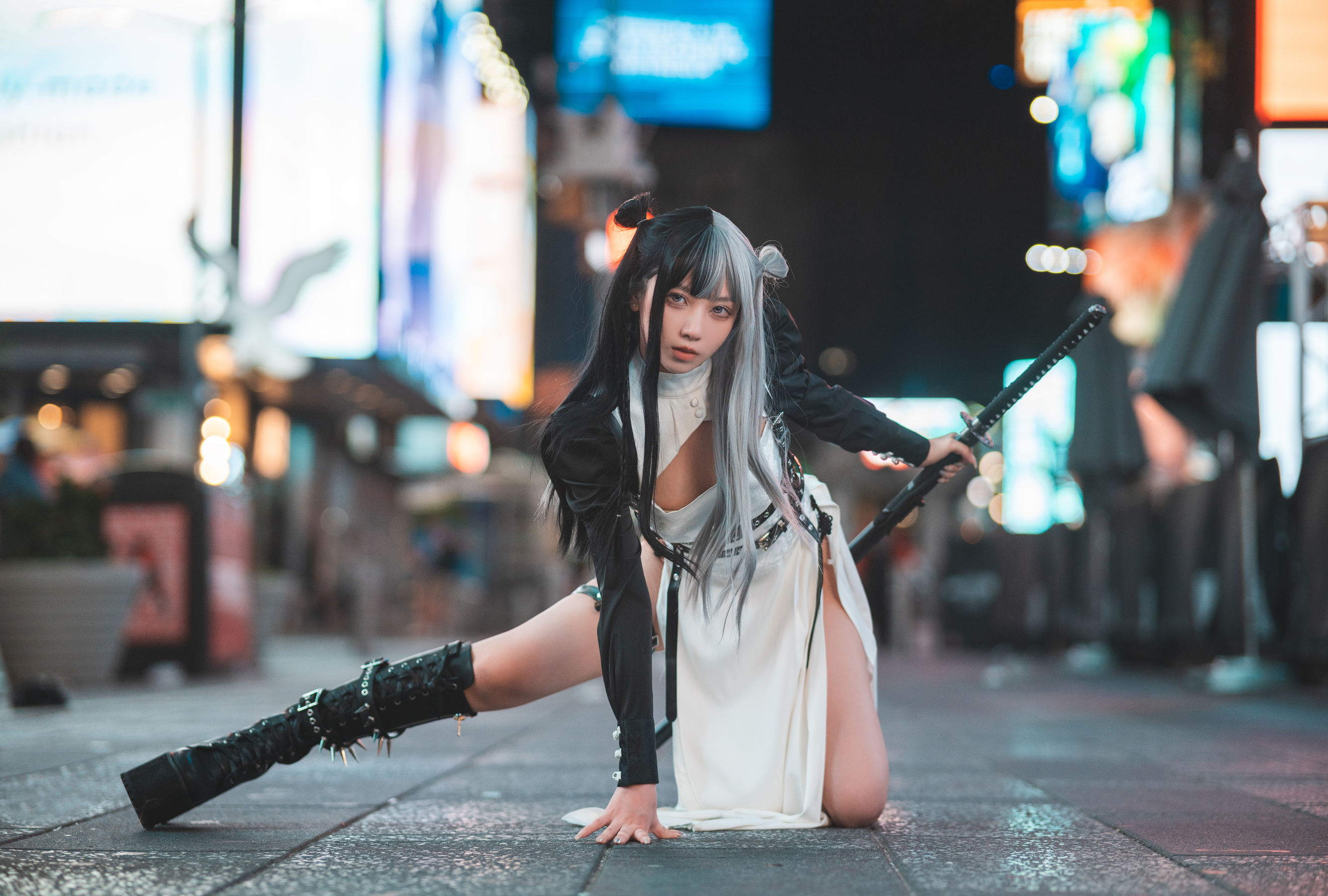 动漫博主果咩酱w – 中式赛博 Cosplay-第1张