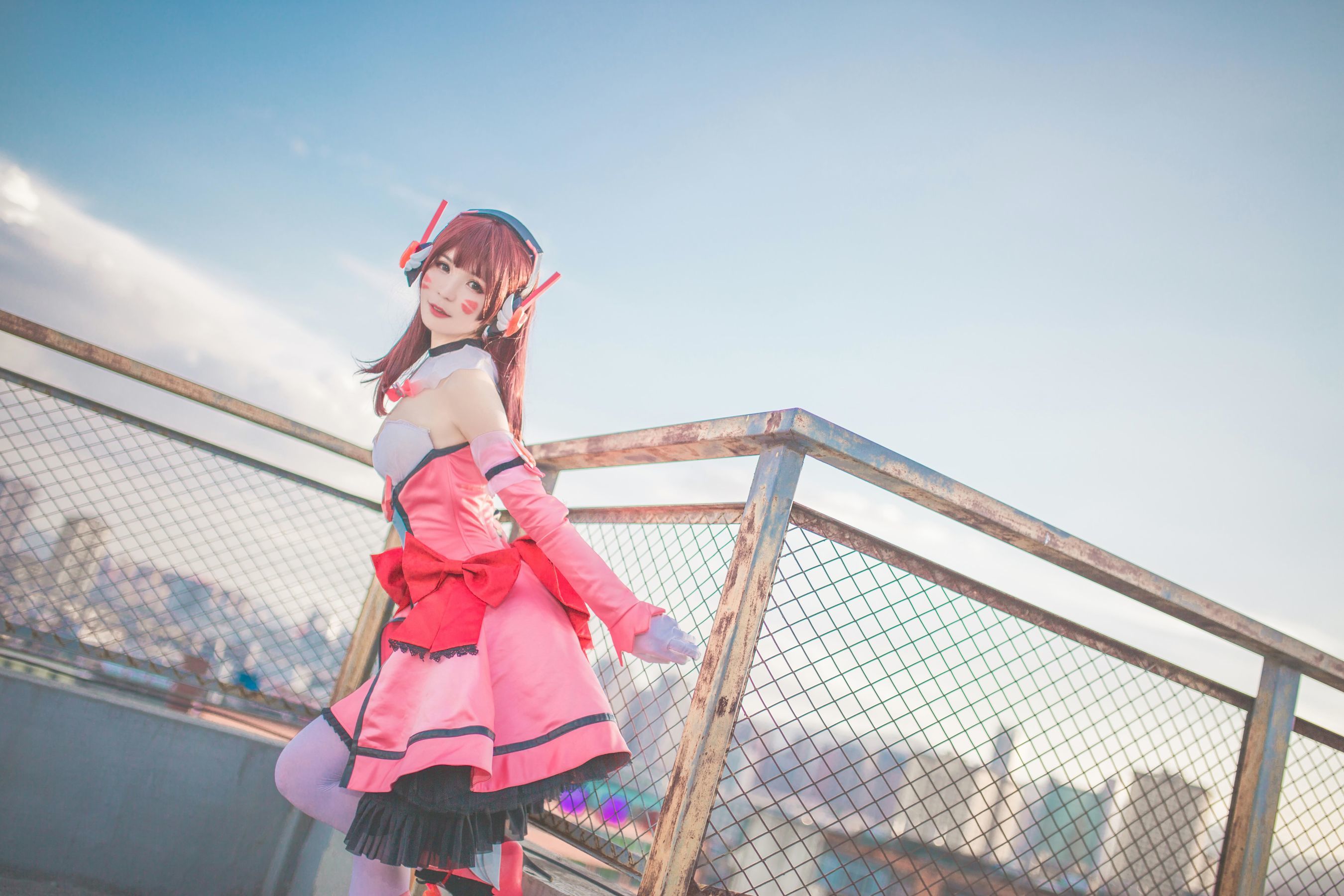 动漫博主北之北 – 守望先锋 魔法少女D.VA Cosplay-第1张