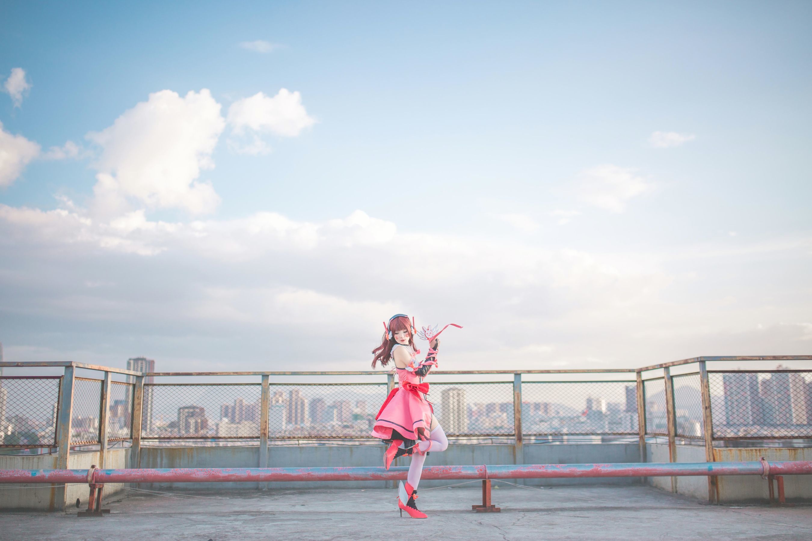 动漫博主北之北 – 守望先锋 魔法少女D.VA Cosplay-第2张