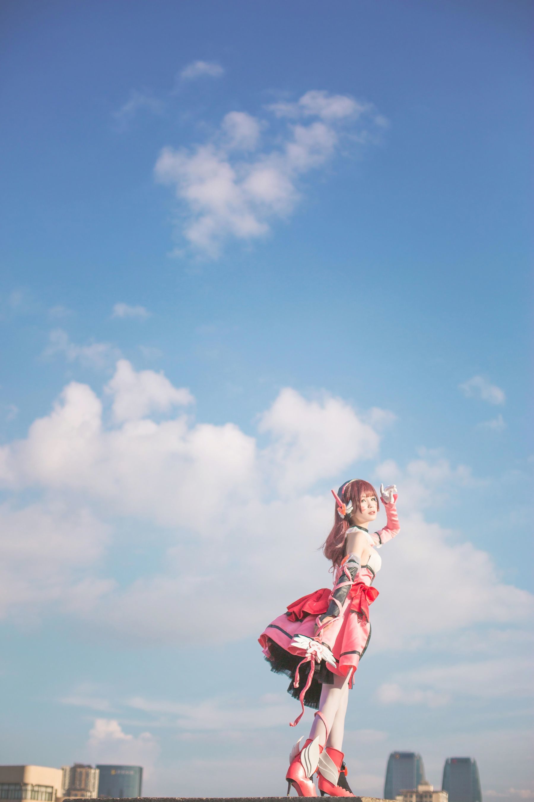 动漫博主北之北 – 守望先锋 魔法少女D.VA Cosplay-第5张