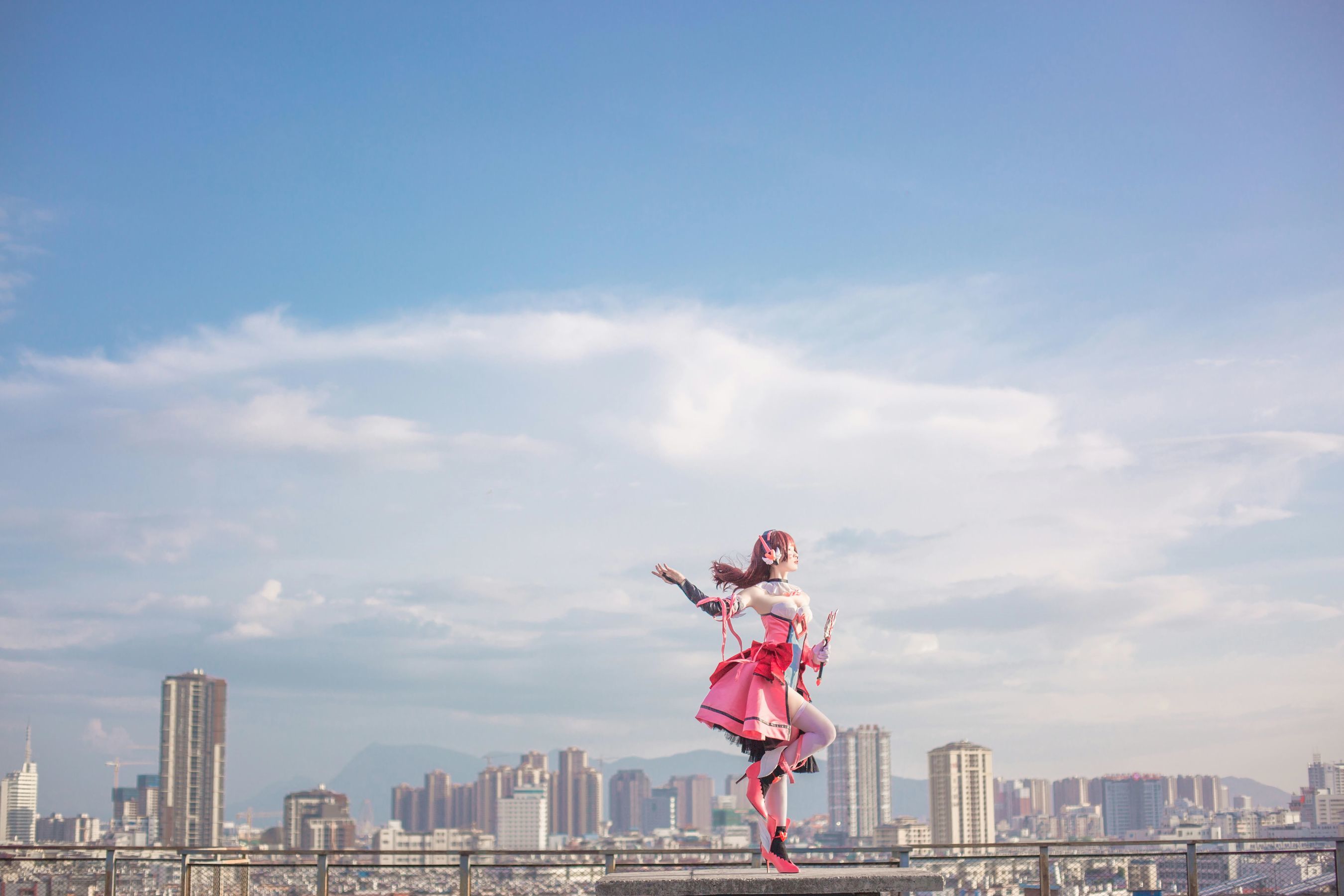 动漫博主北之北 – 守望先锋 魔法少女D.VA Cosplay-第6张