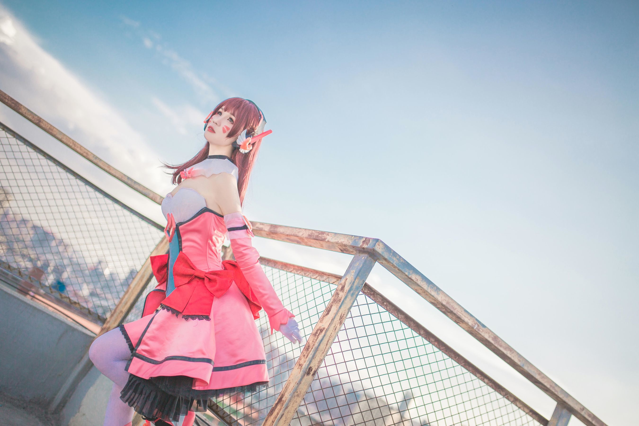 动漫博主北之北 – 守望先锋 魔法少女D.VA Cosplay-第10张