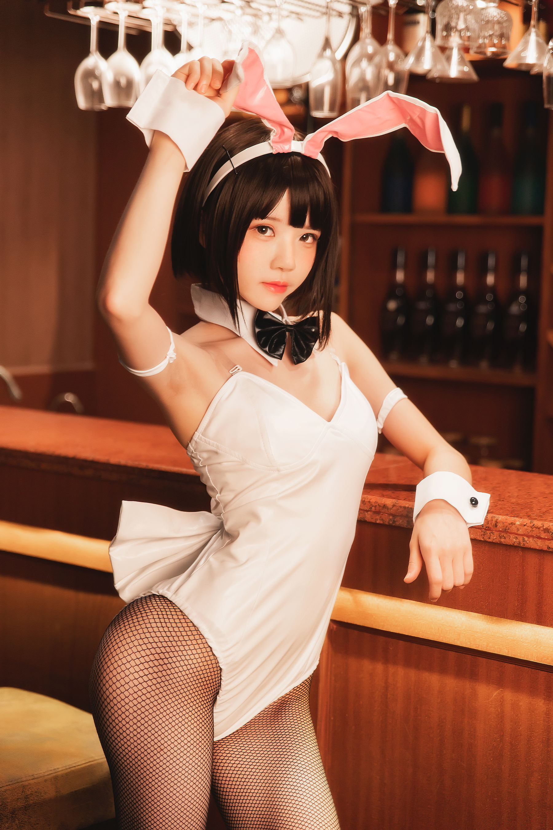 [萝莉COS] 桜桃喵《(加藤惠)兔女郎》 Cosplay-第2张