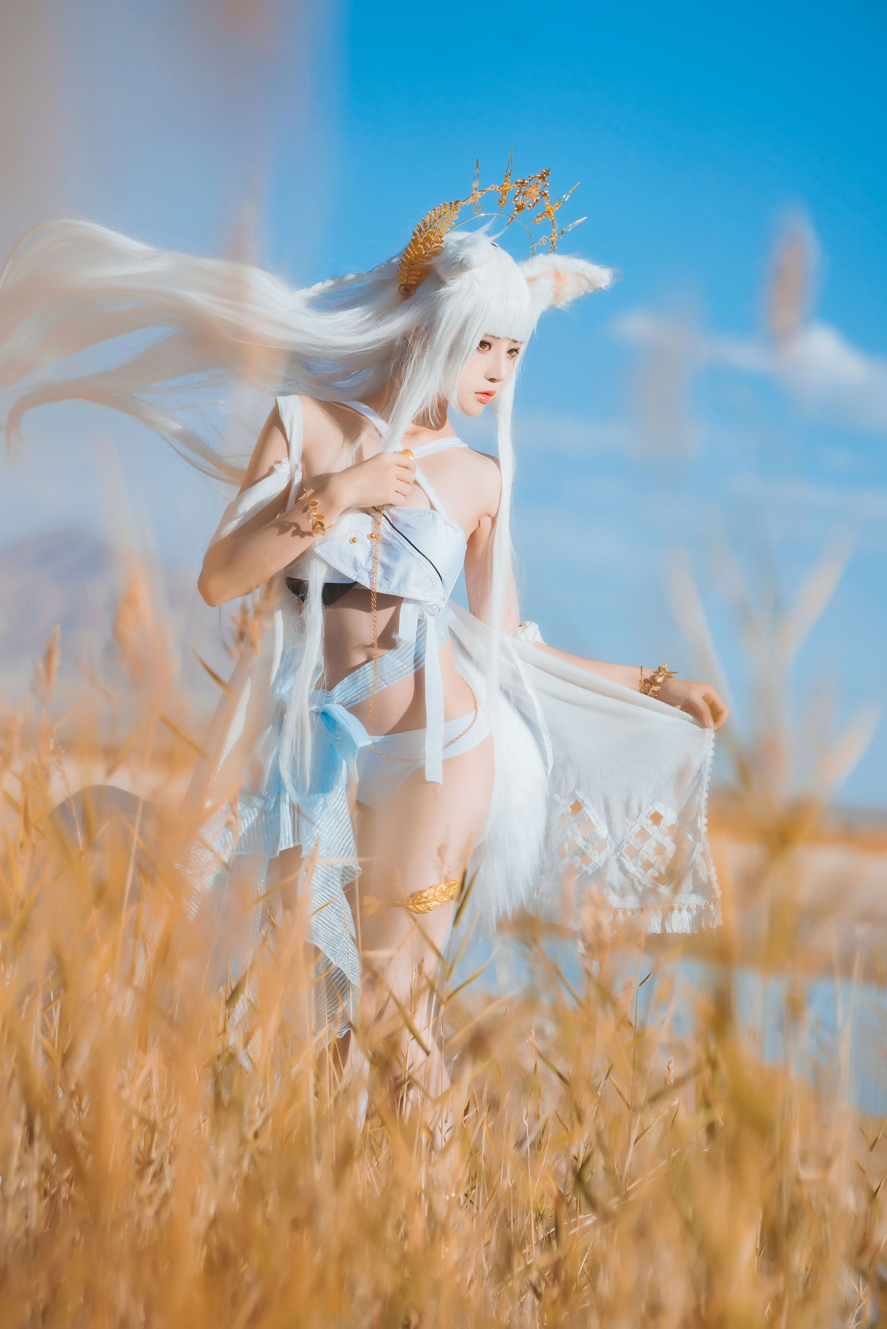 桜桃喵 – 明日方舟白金 Cosplay-第1张