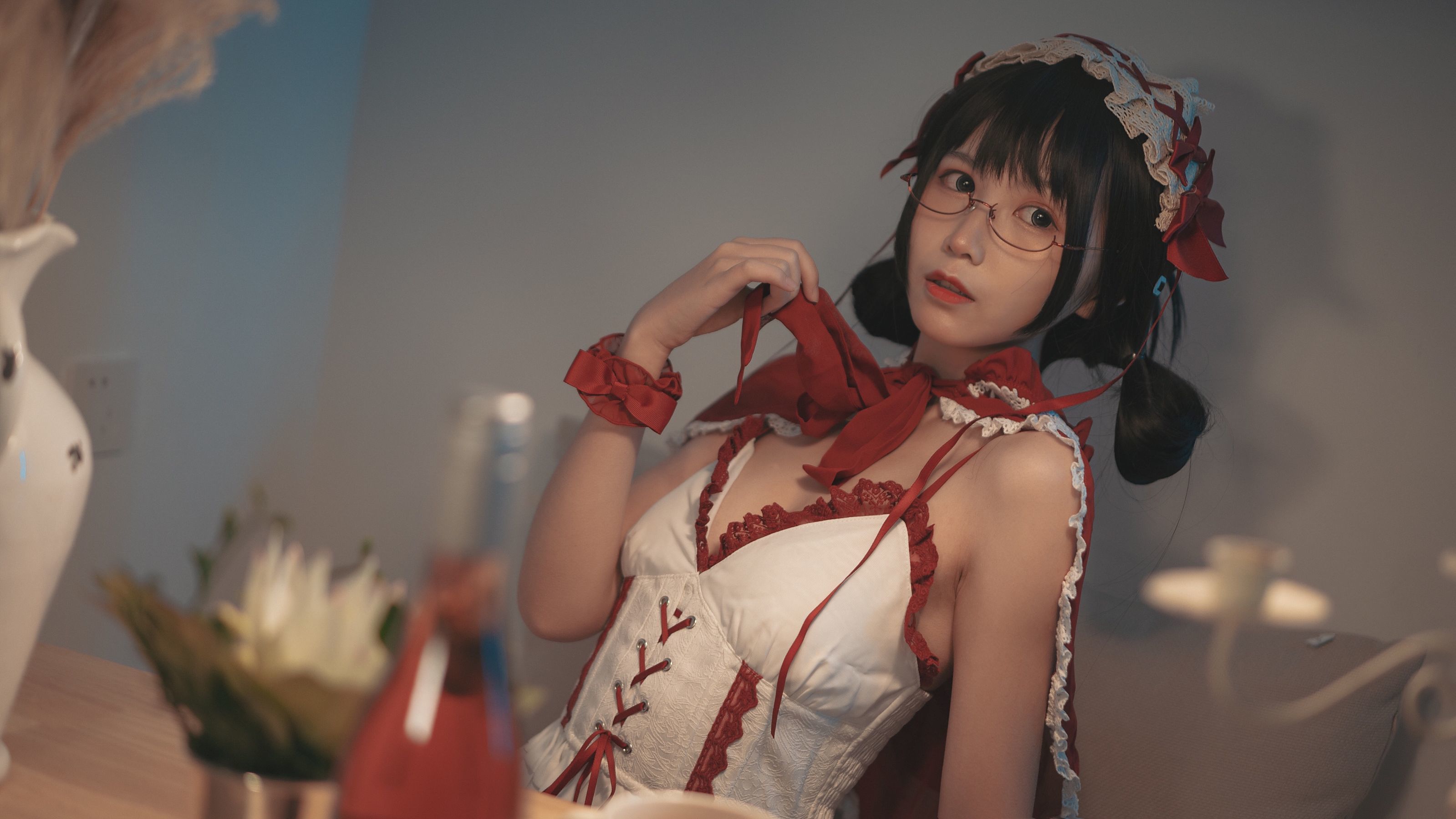 COSER美女逐月su 小红帽 Cosplay-第5张