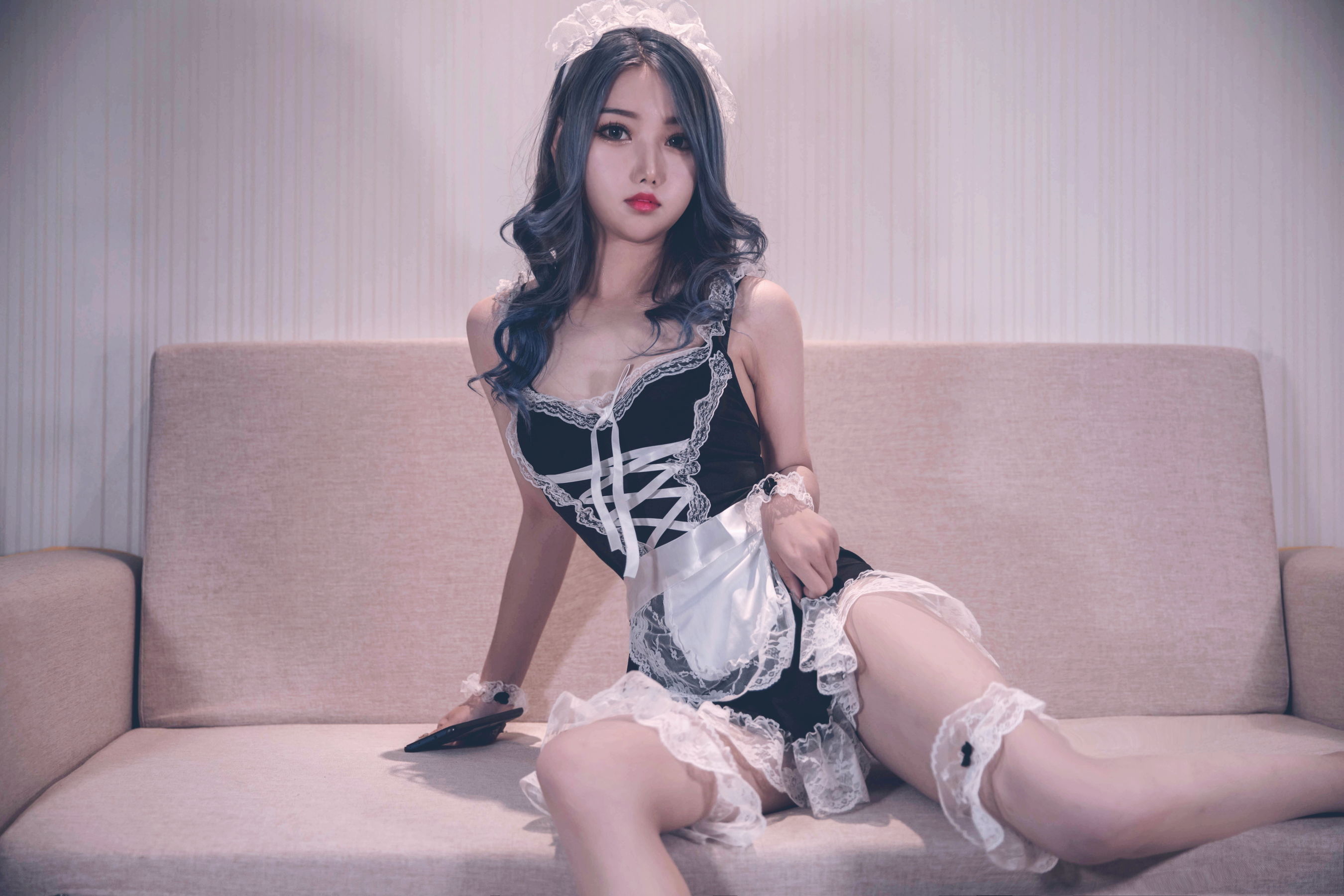 eloise软软 – 女仆兔尾巴 Cosplay-第1张