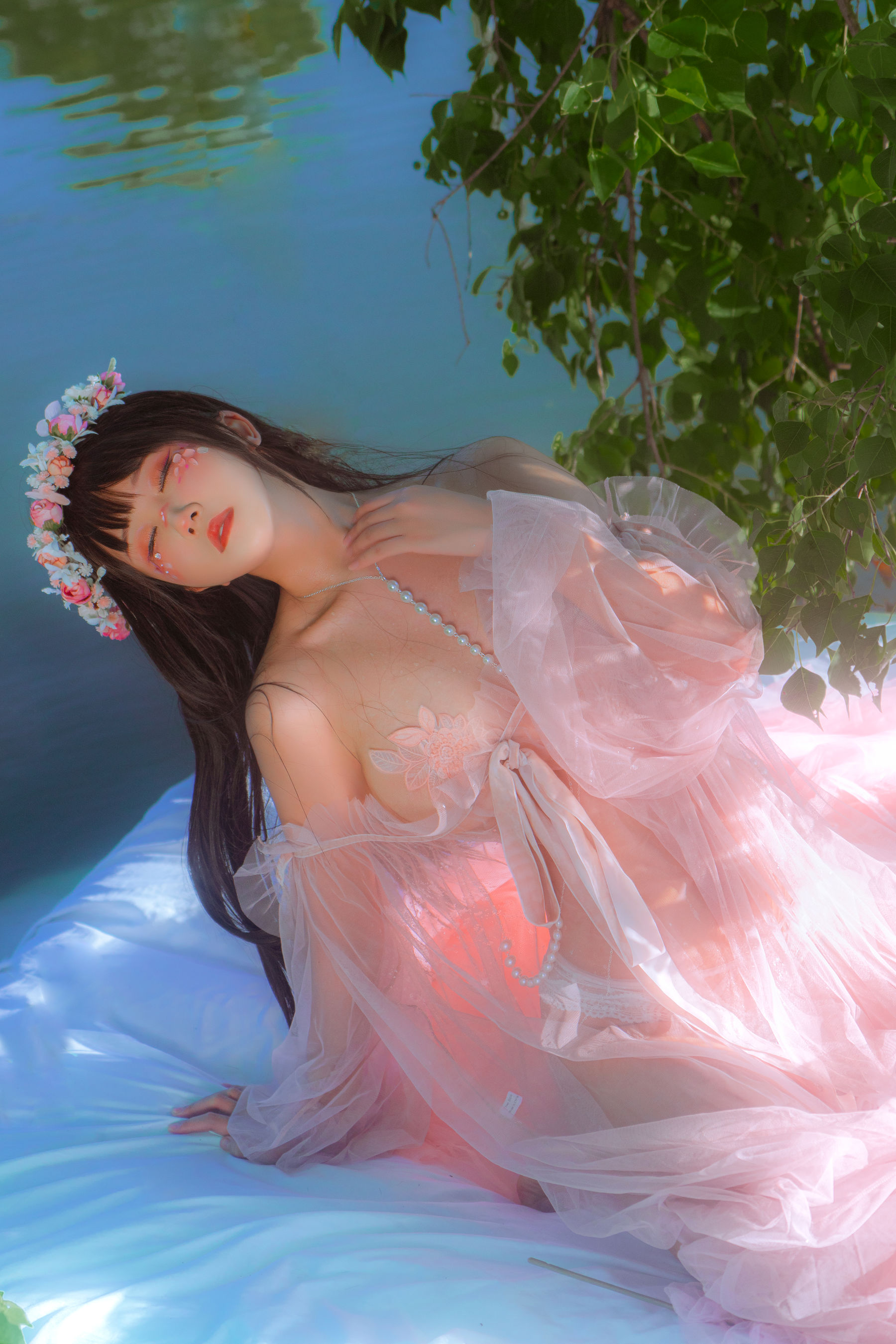 [Cosplay写真] 动漫博主水淼aqua – 浴衣 Cosplay-第1张