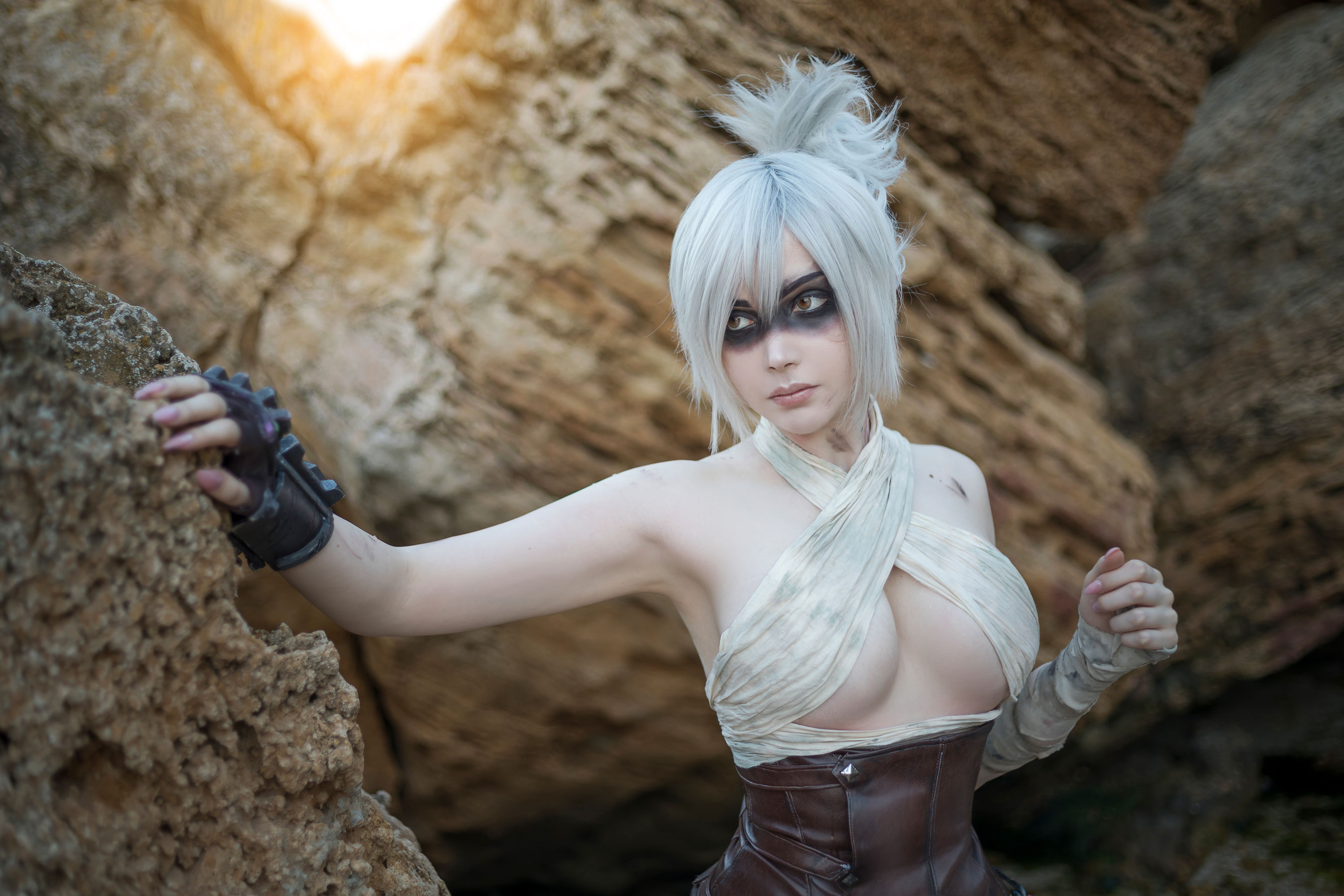 国外美女SayaTheFox – 放逐之刃 Cosplay-第1张
