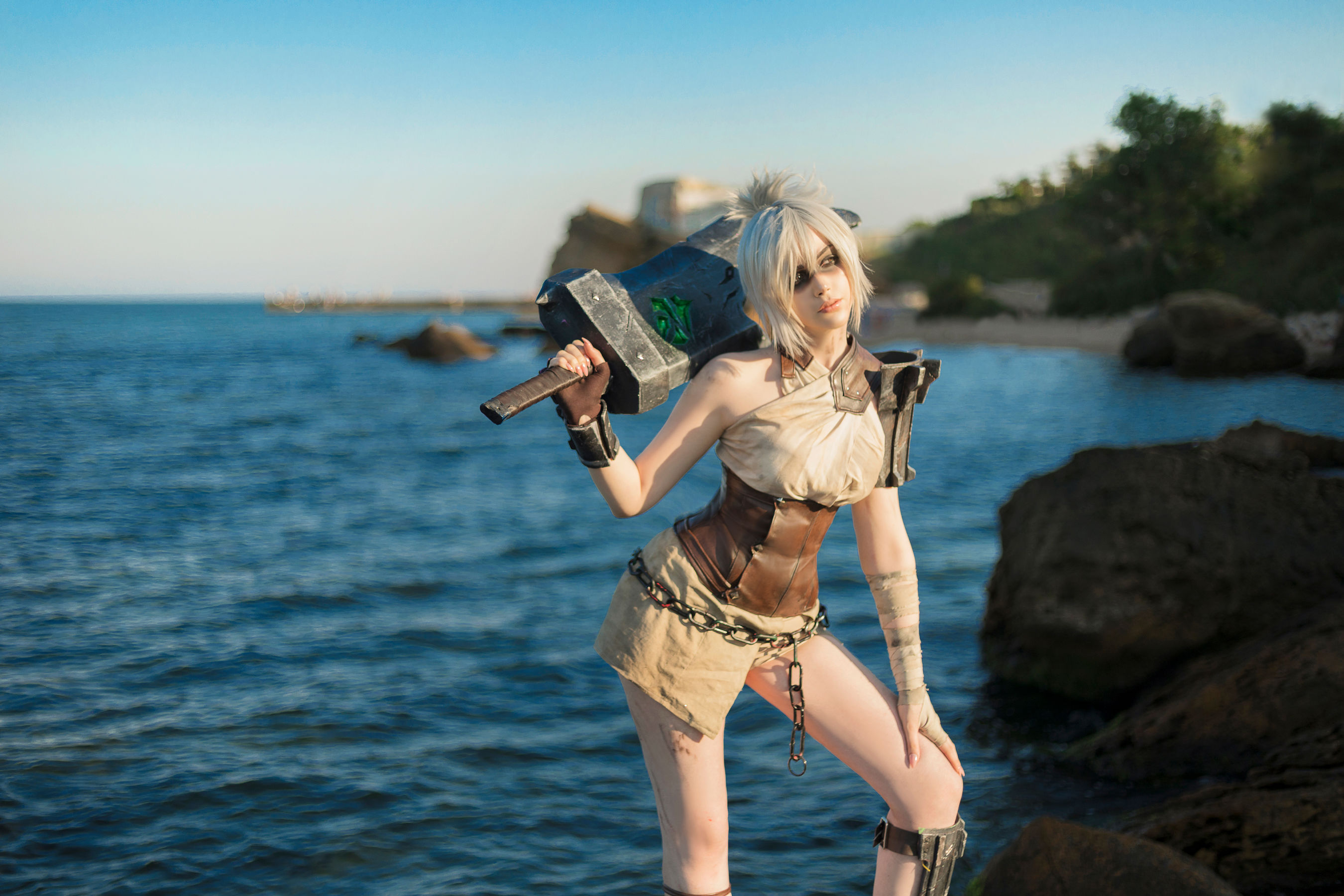 国外美女SayaTheFox – 放逐之刃 Cosplay-第4张