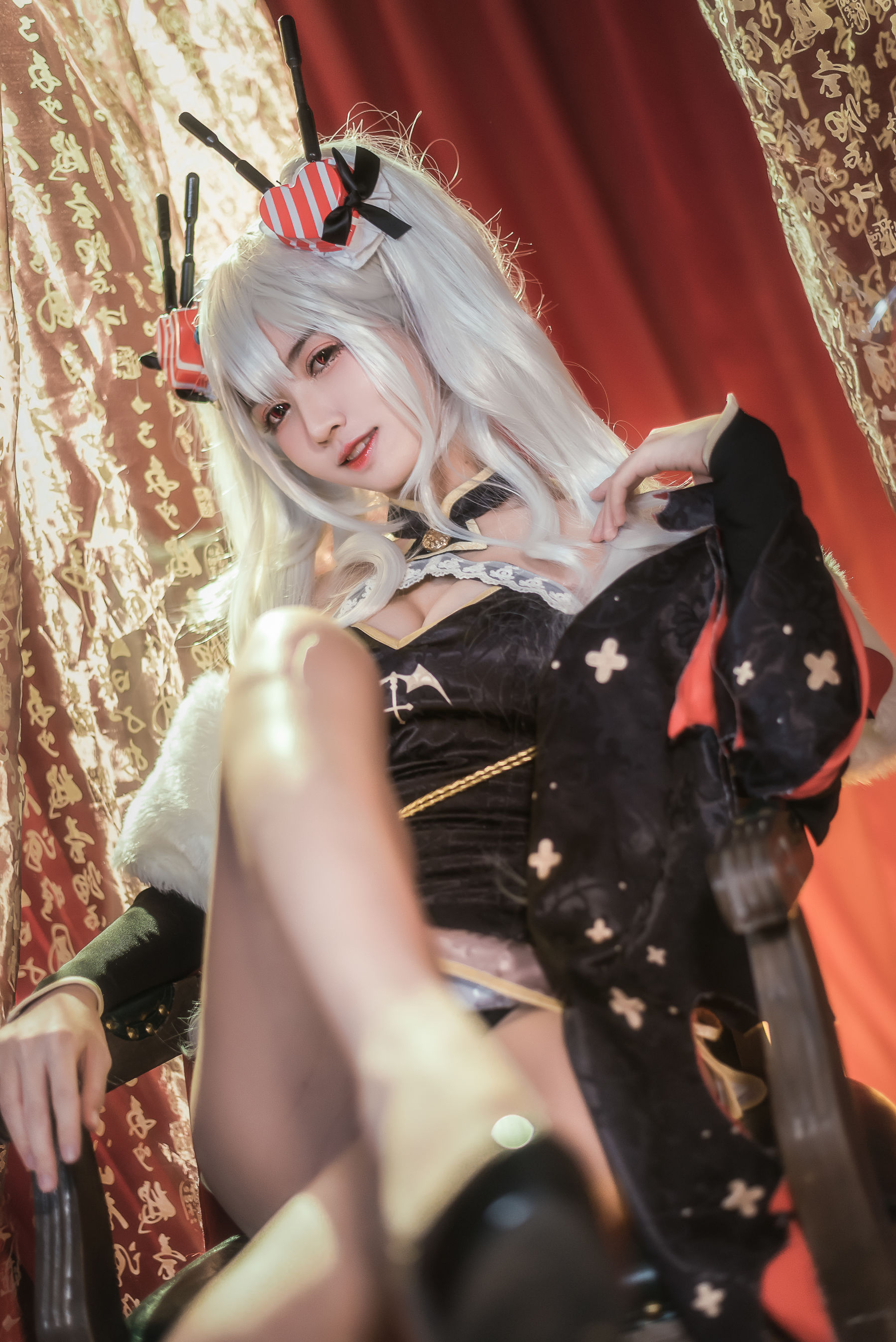 超人气Coser鳗鱼霏儿 碧蓝华裳 吸血鬼 Cosplay-第3张