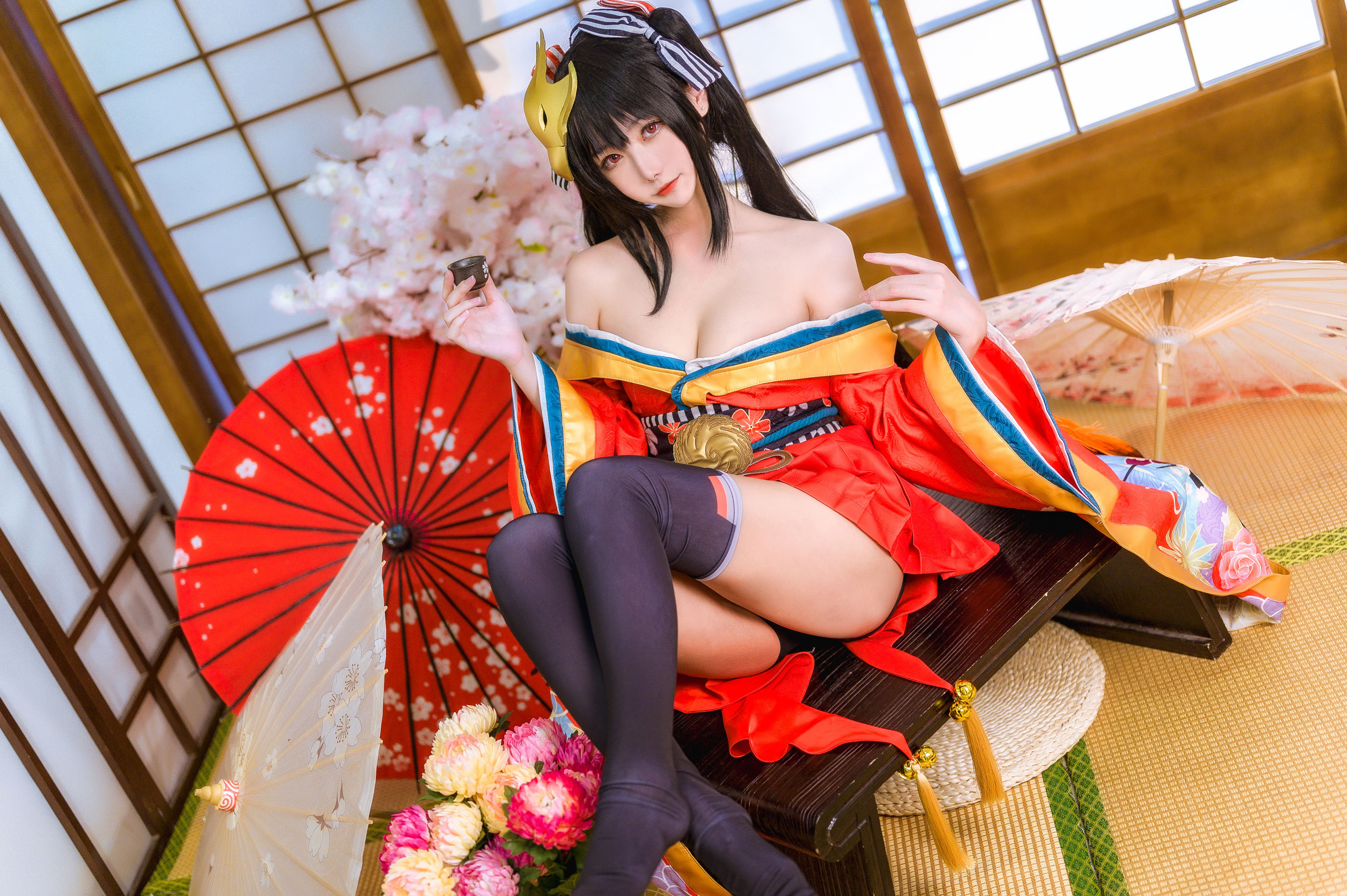 微博妹子Momoko葵葵 – 大凤之和服 Cosplay-第3张