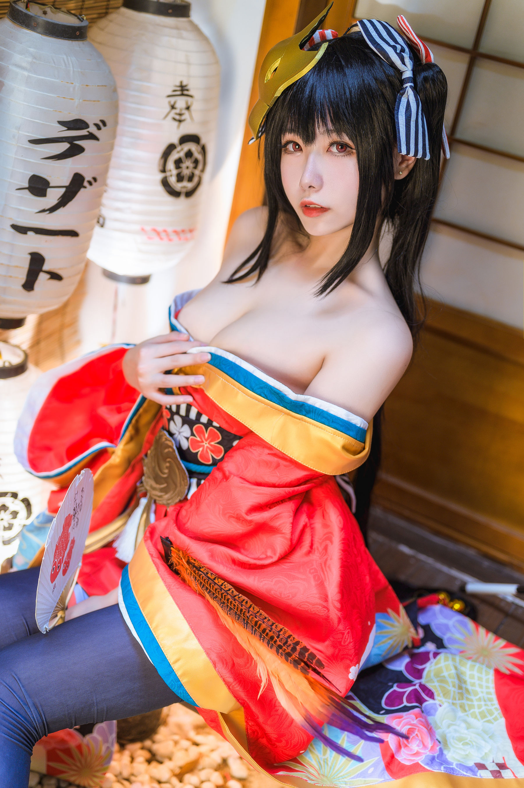 微博妹子Momoko葵葵 – 大凤之和服 Cosplay-第9张