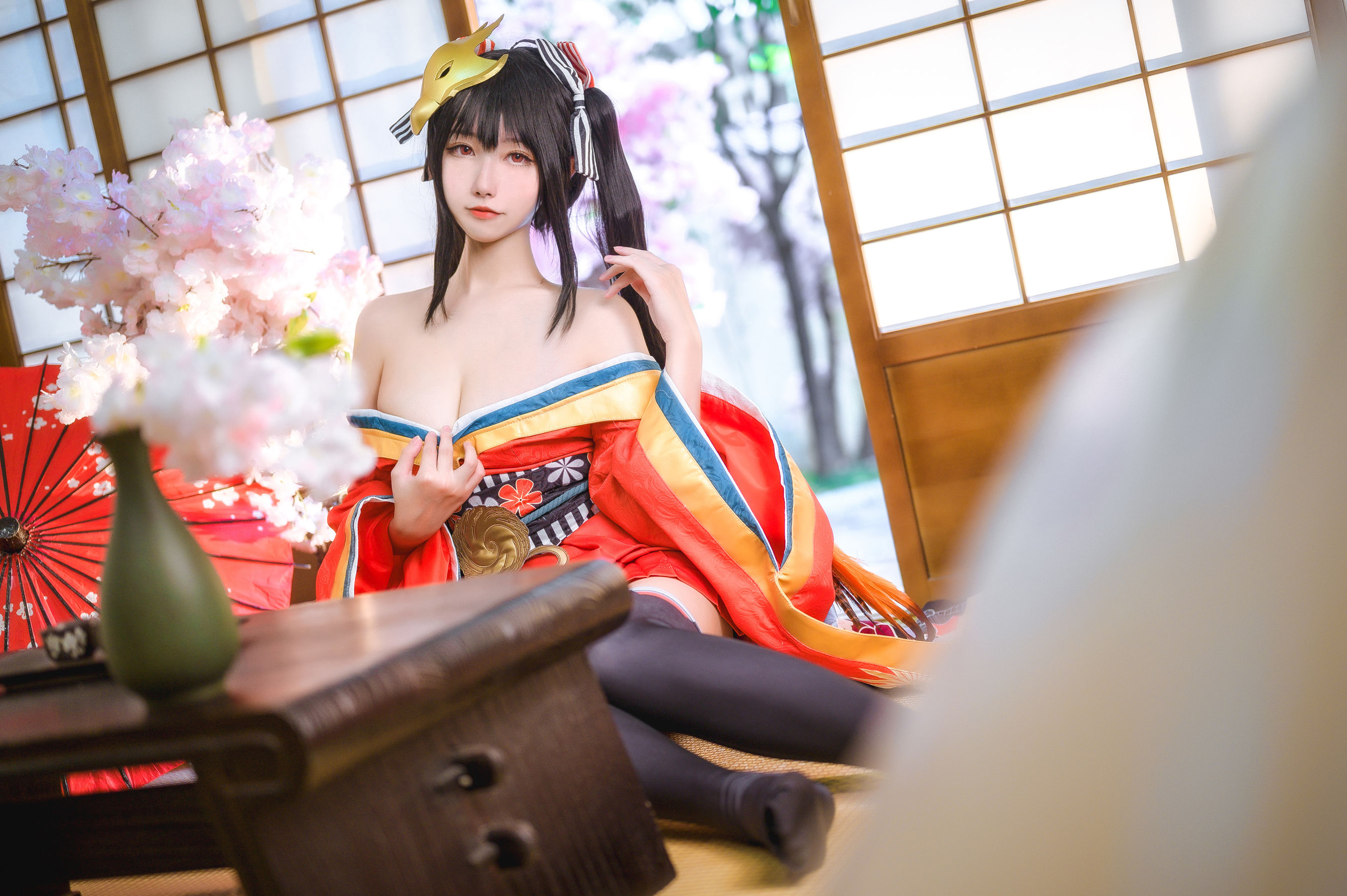 微博妹子Momoko葵葵 – 大凤之和服 Cosplay-第18张