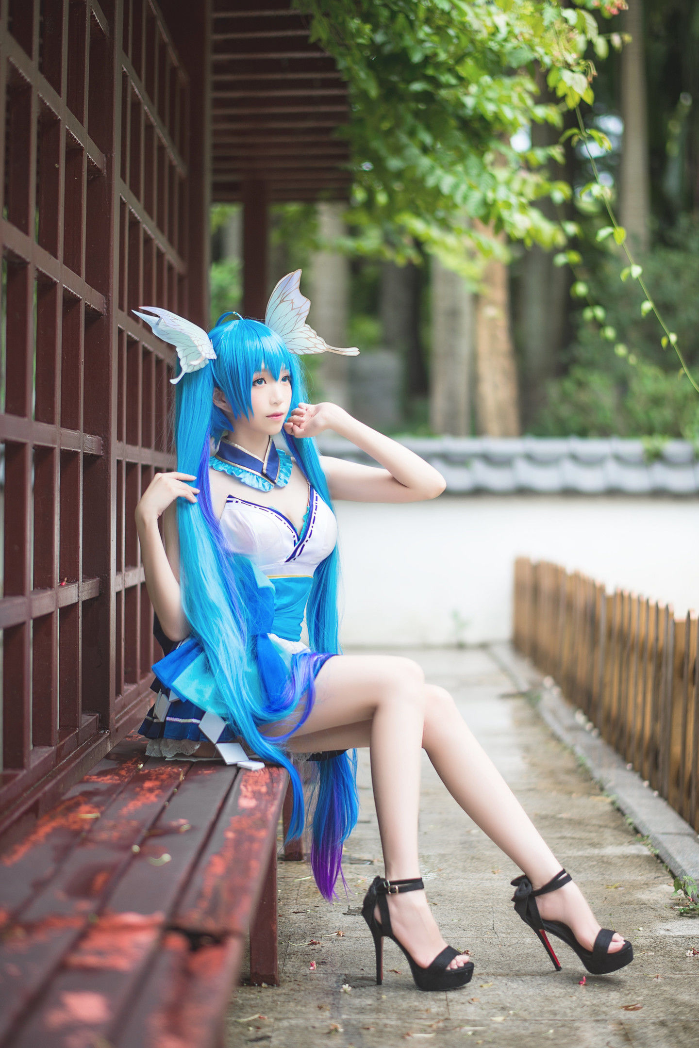 长腿Coser青青子Js – 初音未来 Cosplay-第2张