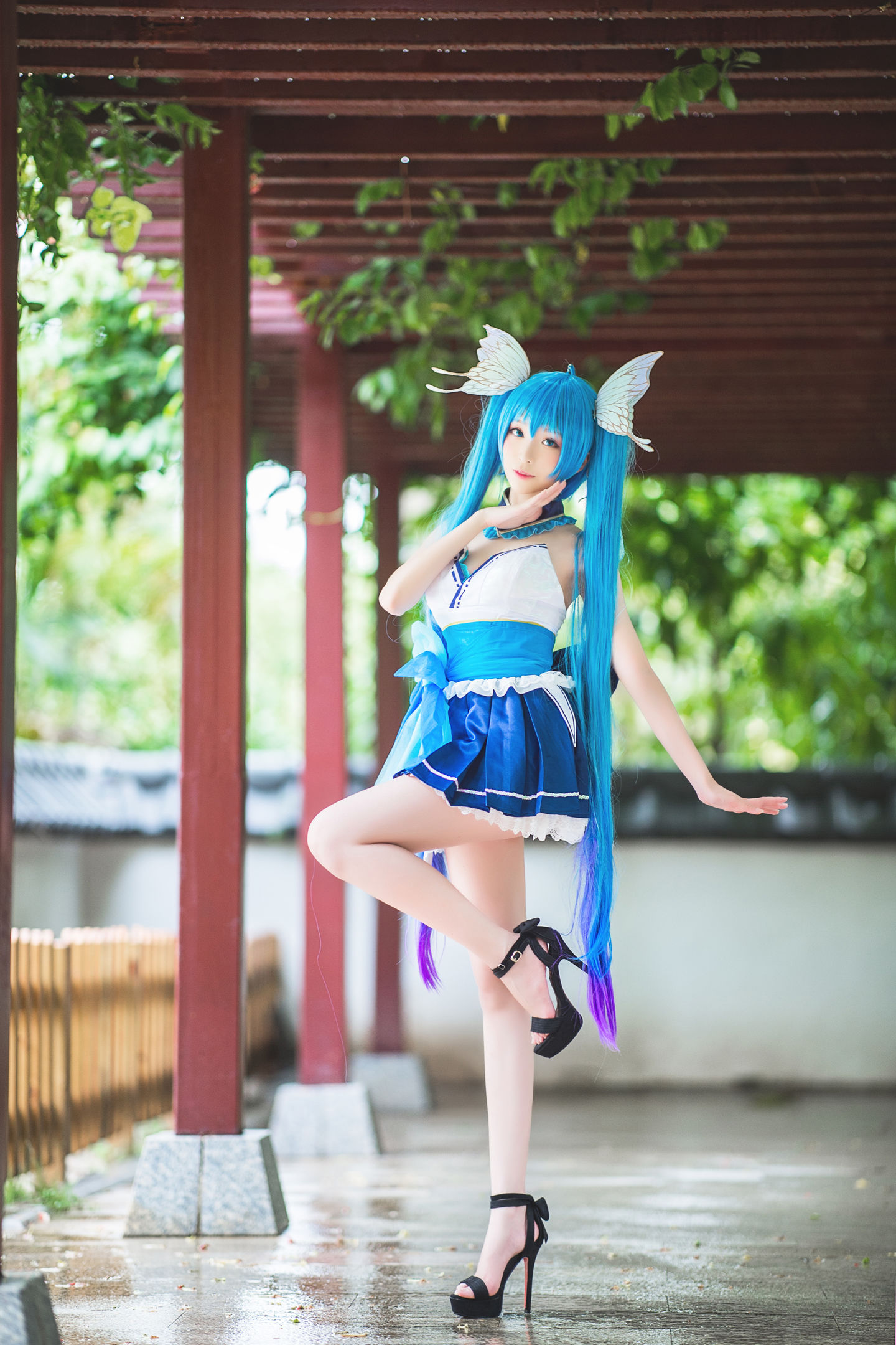 长腿Coser青青子Js – 初音未来 Cosplay-第4张