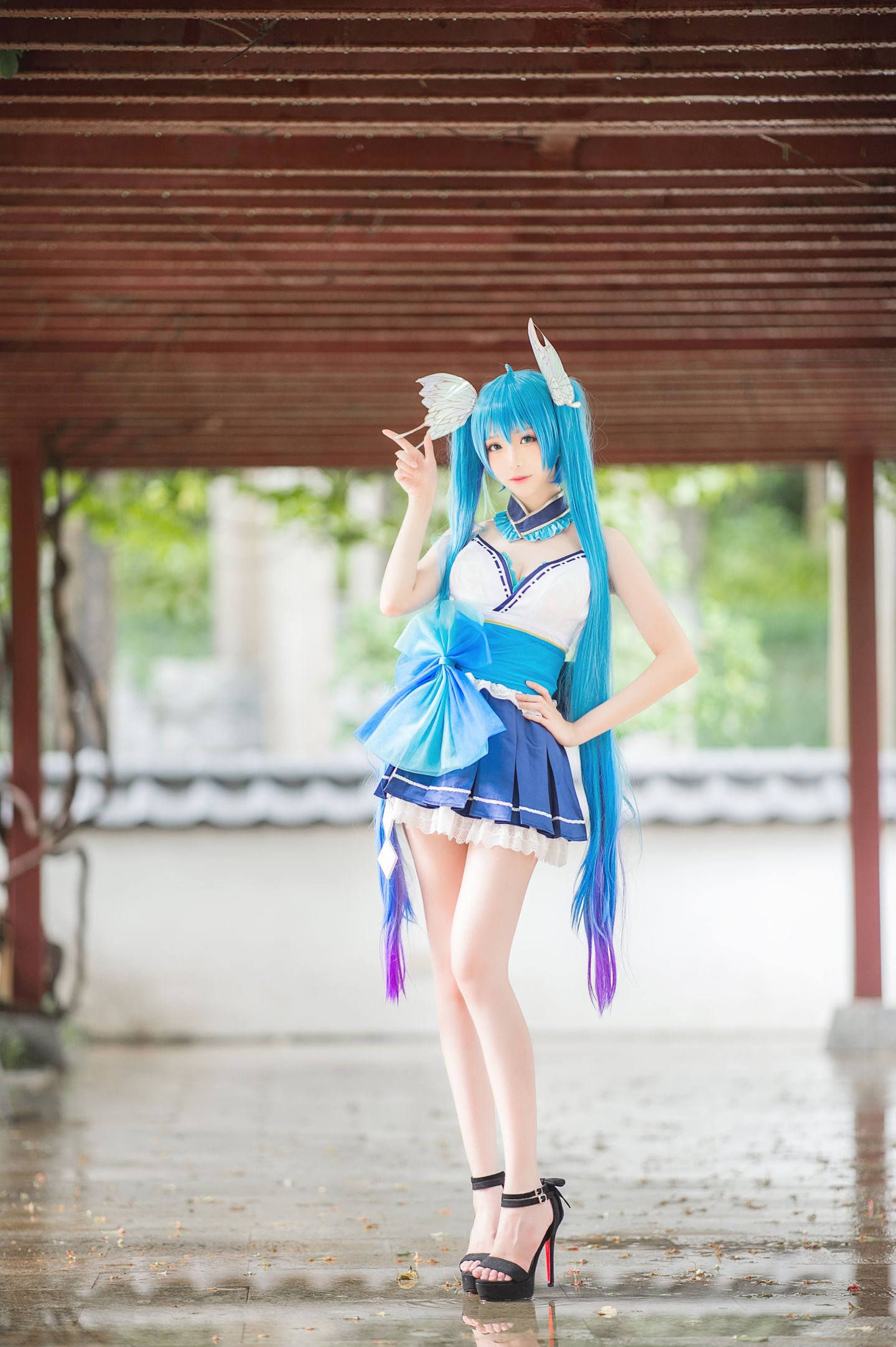 长腿Coser青青子Js – 初音未来 Cosplay-第6张