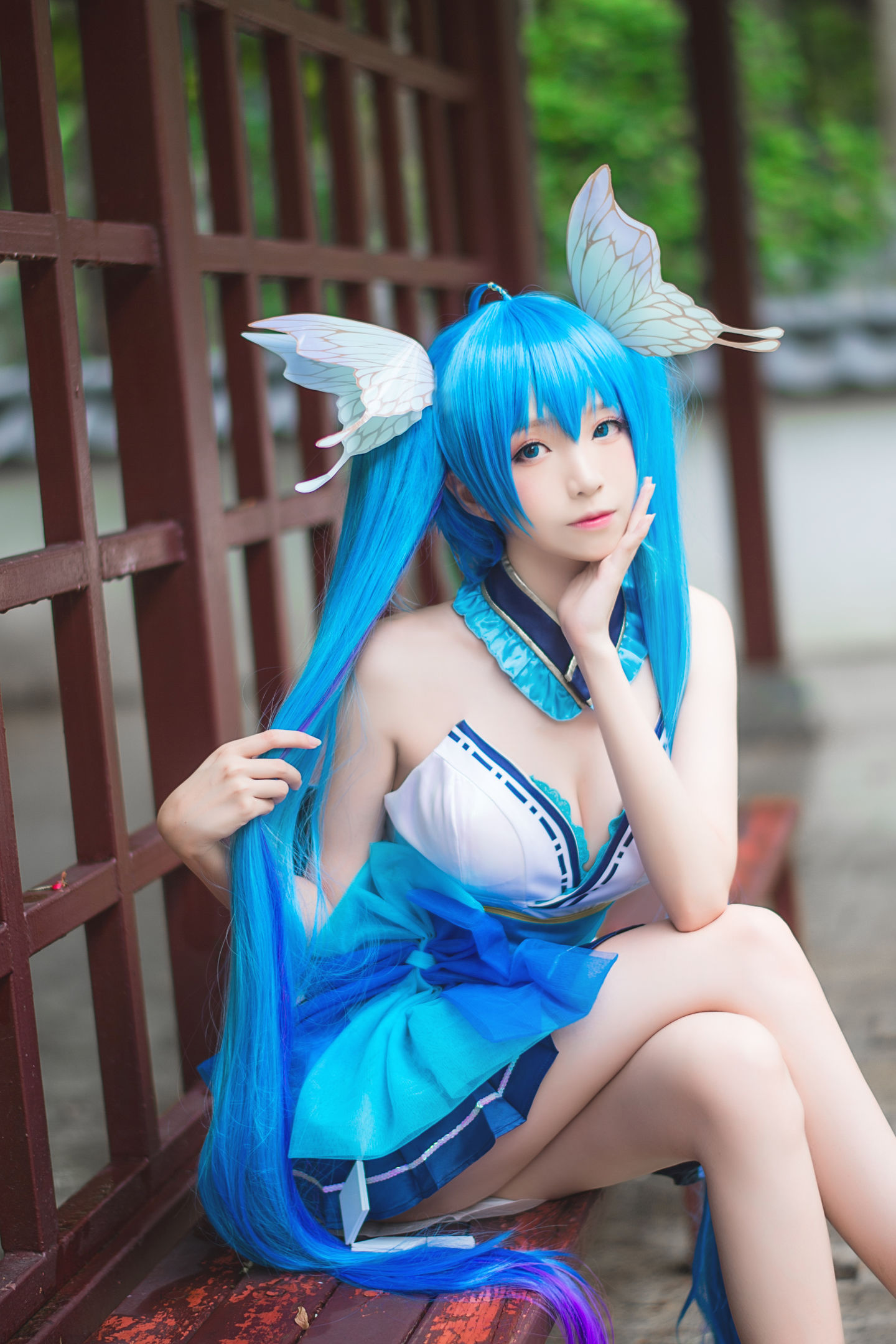 长腿Coser青青子Js – 初音未来 Cosplay-第7张