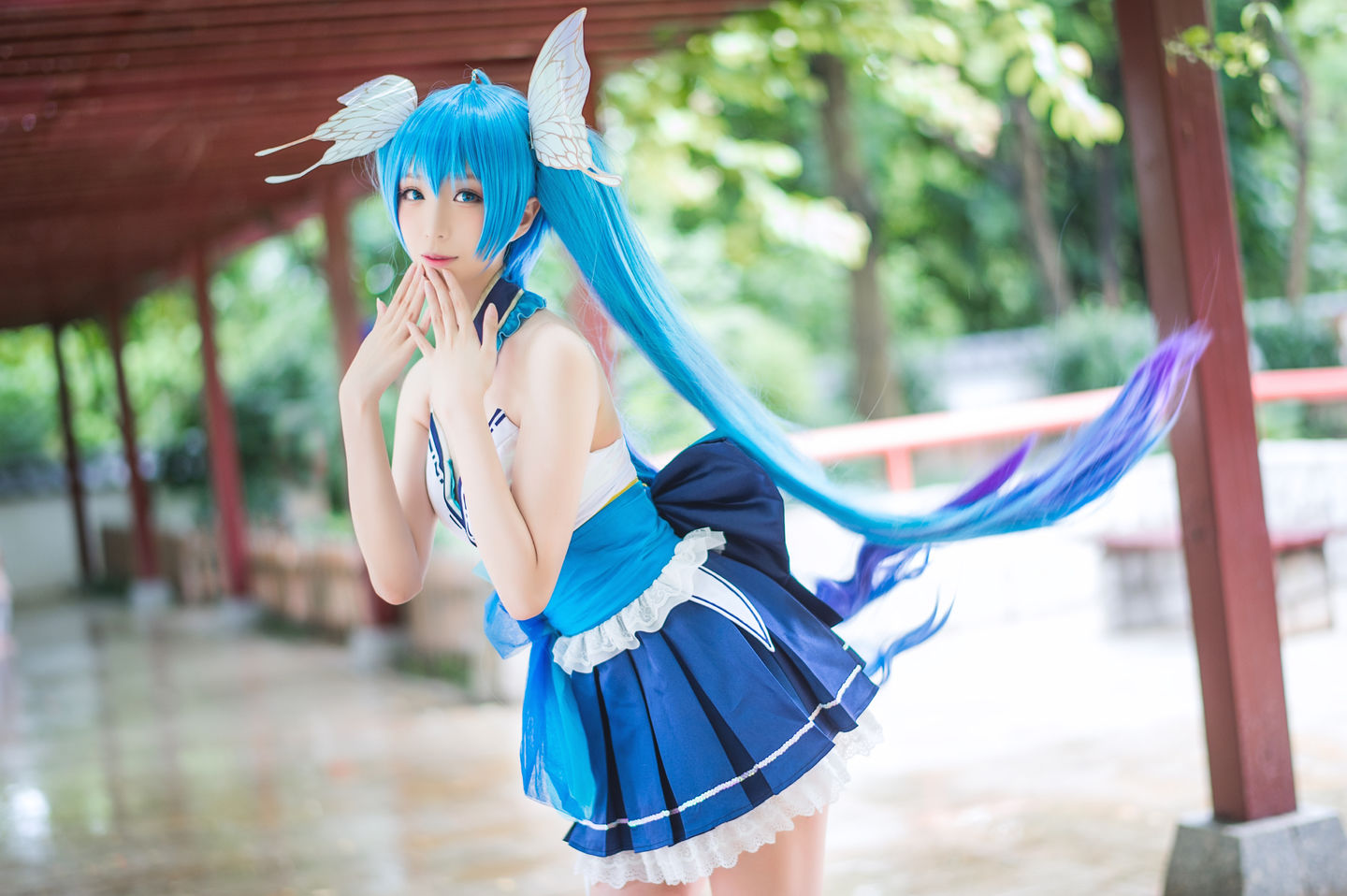长腿Coser青青子Js – 初音未来 Cosplay-第9张