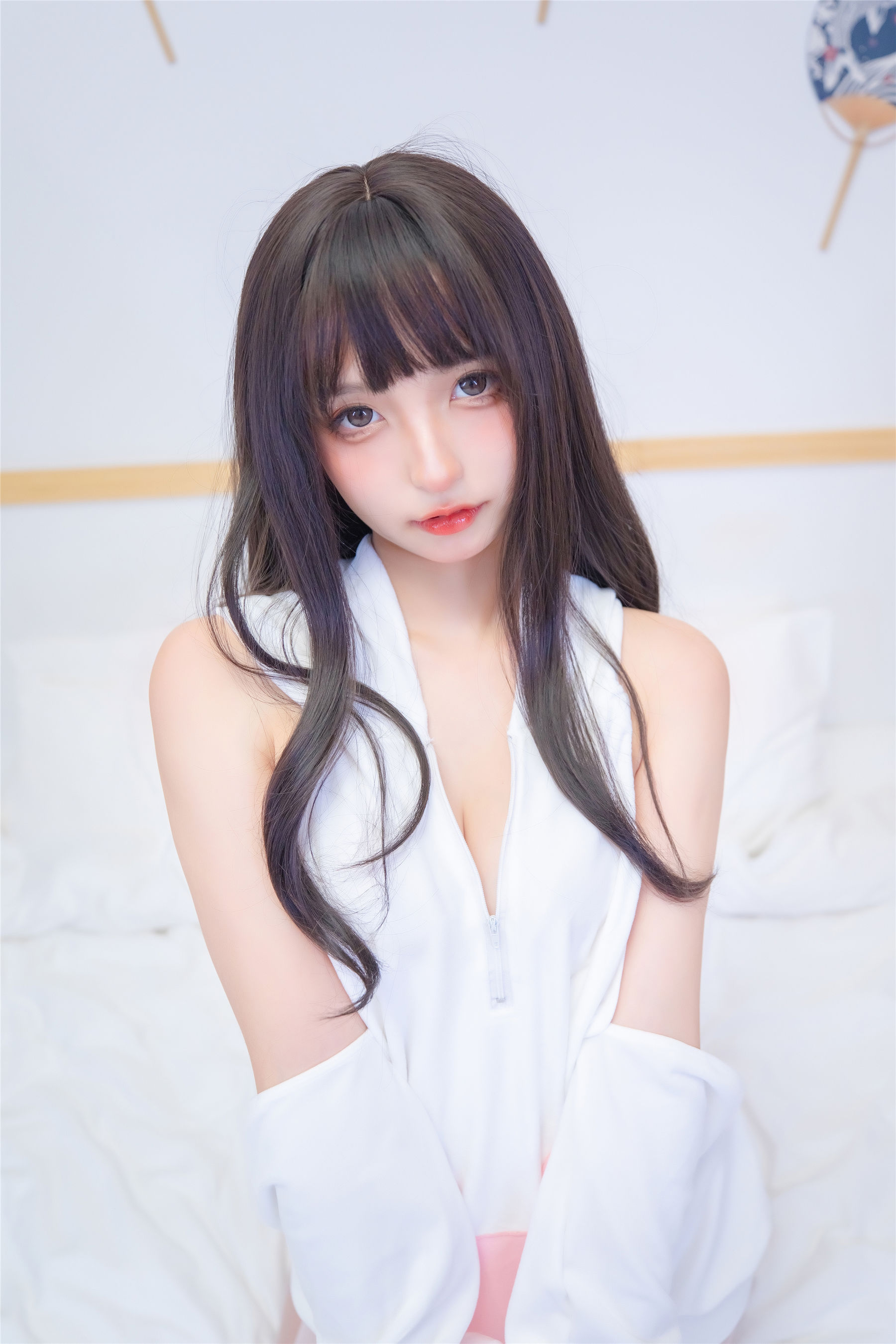 萝莉神楽板真冬 白猫咪 Cosplay-第6张