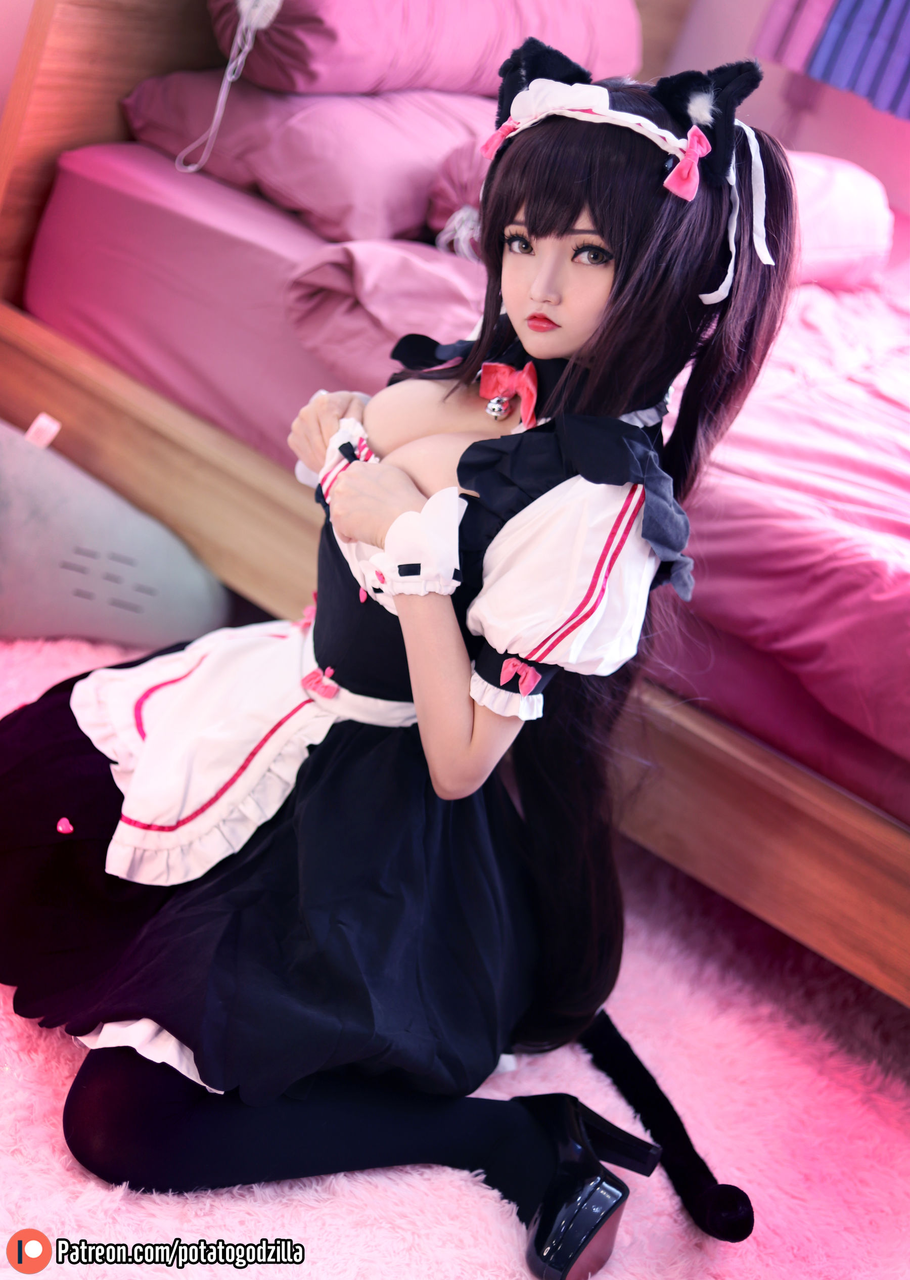 Coser小姐姐Potato Godzilla – Chocola Cosplay-第3张