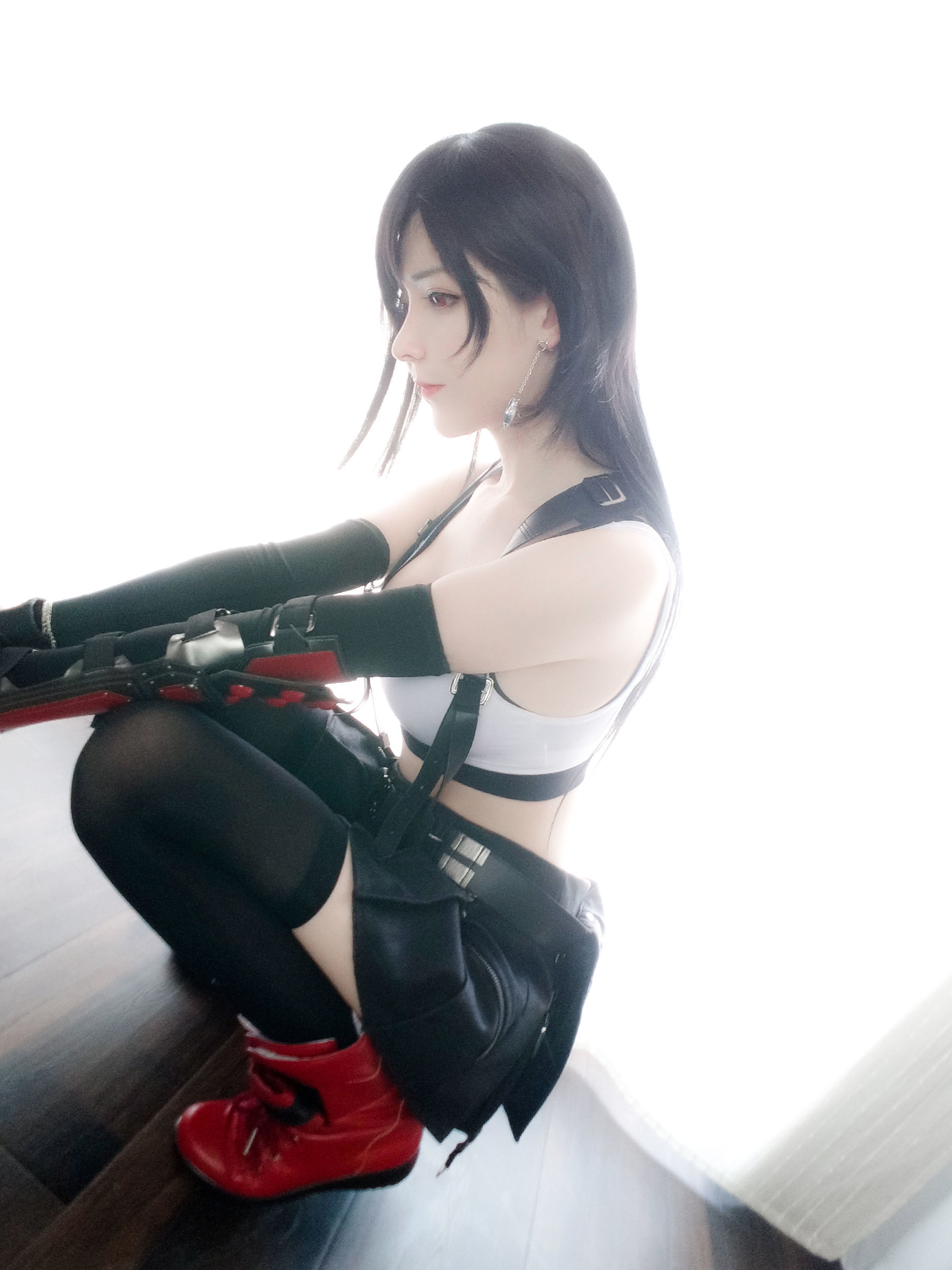 一小央泽 蒂法公式装 Cosplay-第31张