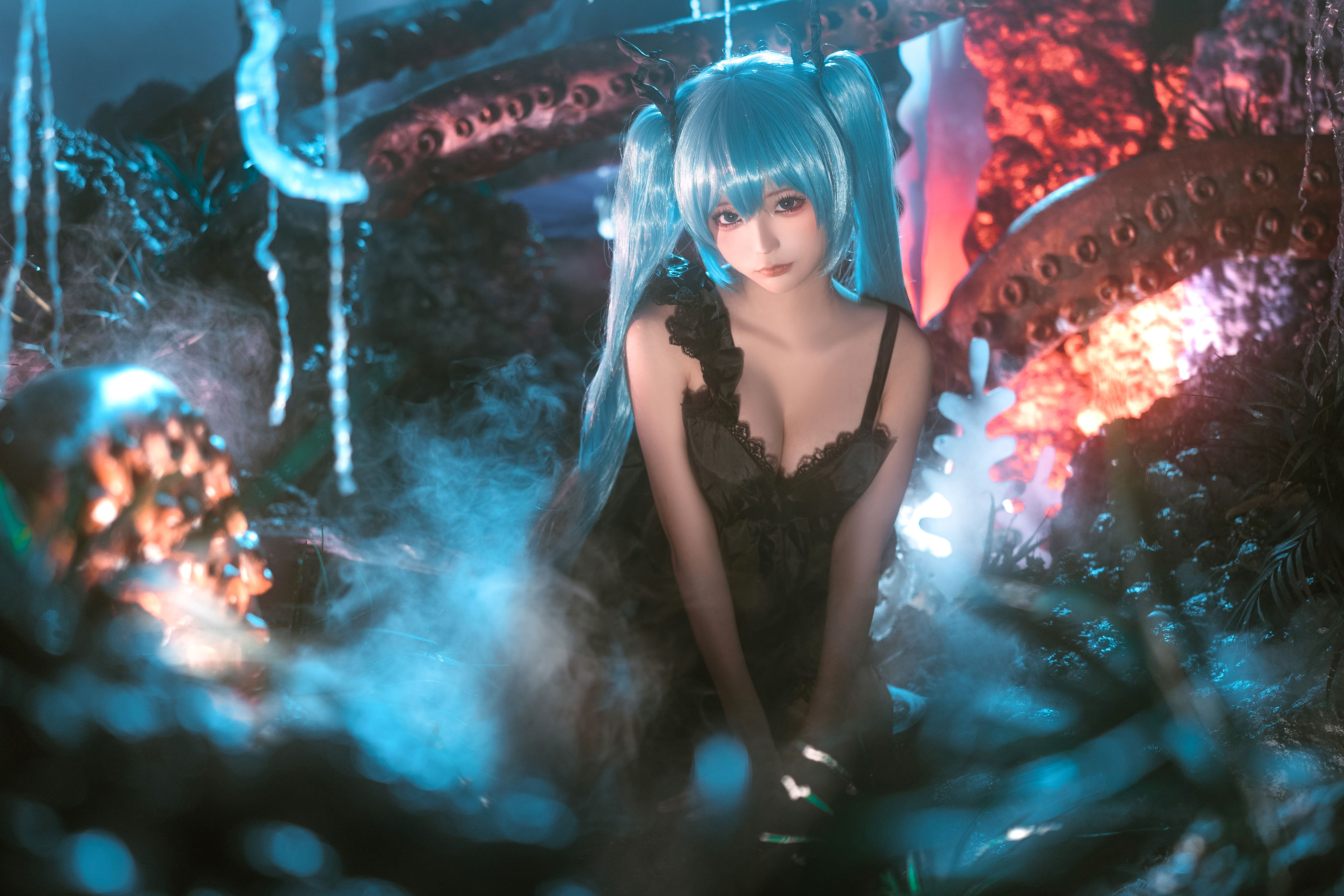 动漫博主蠢沫沫 – 深海少女 Cosplay-第2张