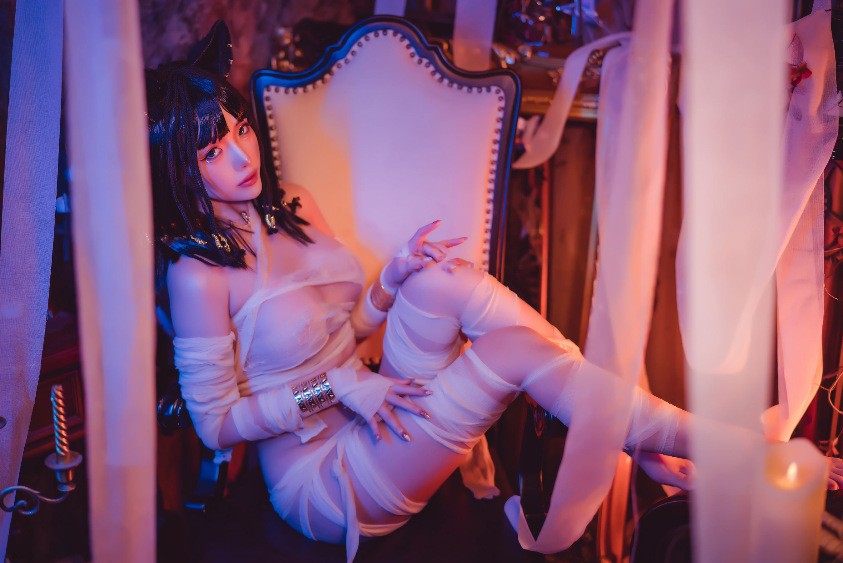 动漫博主雯妹 – 木乃伊 Cosplay-第3张