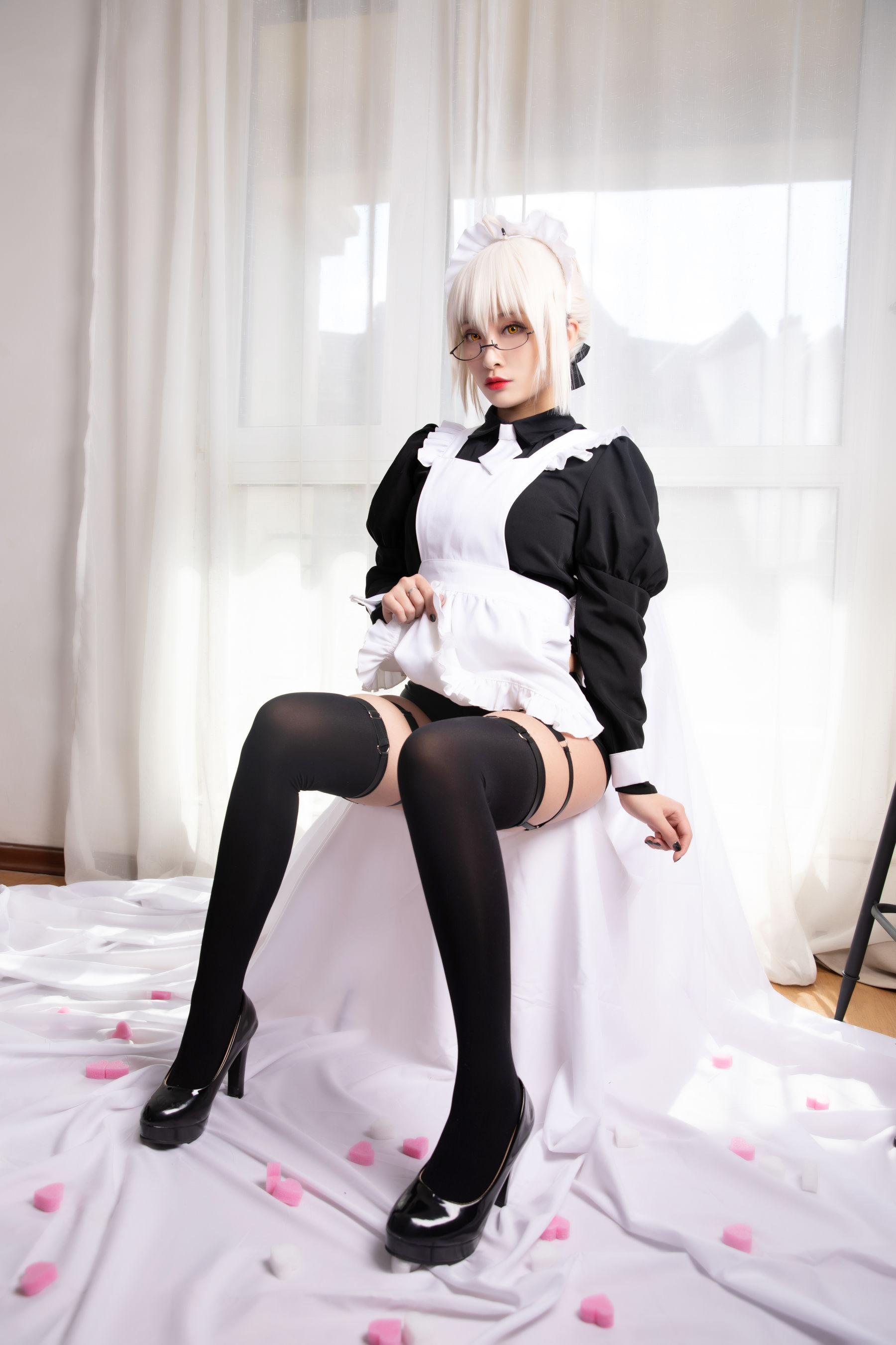 动漫博主洛璃LoLiSAMA – BX女仆 Cosplay-第1张