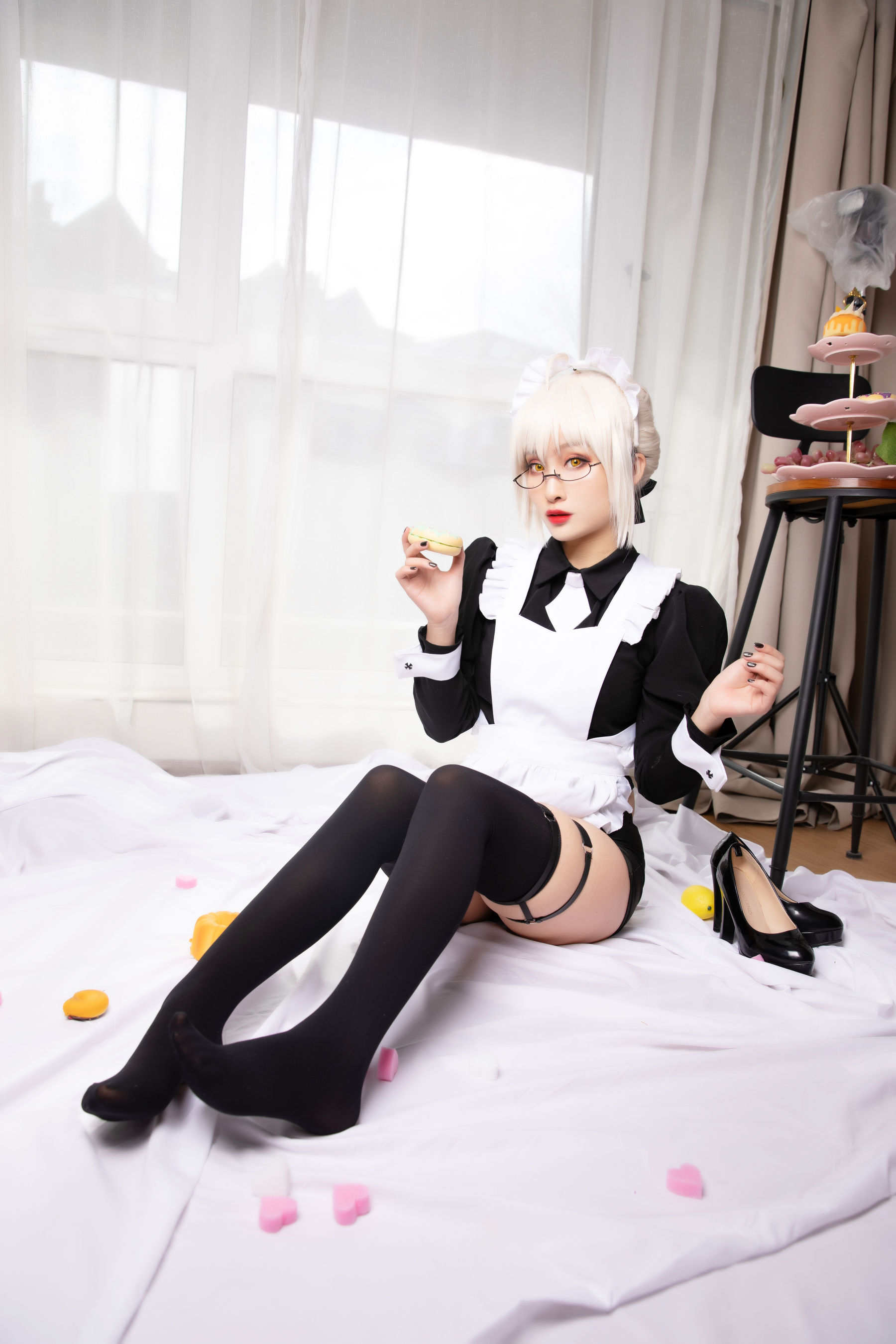 动漫博主洛璃LoLiSAMA – BX女仆 Cosplay-第4张